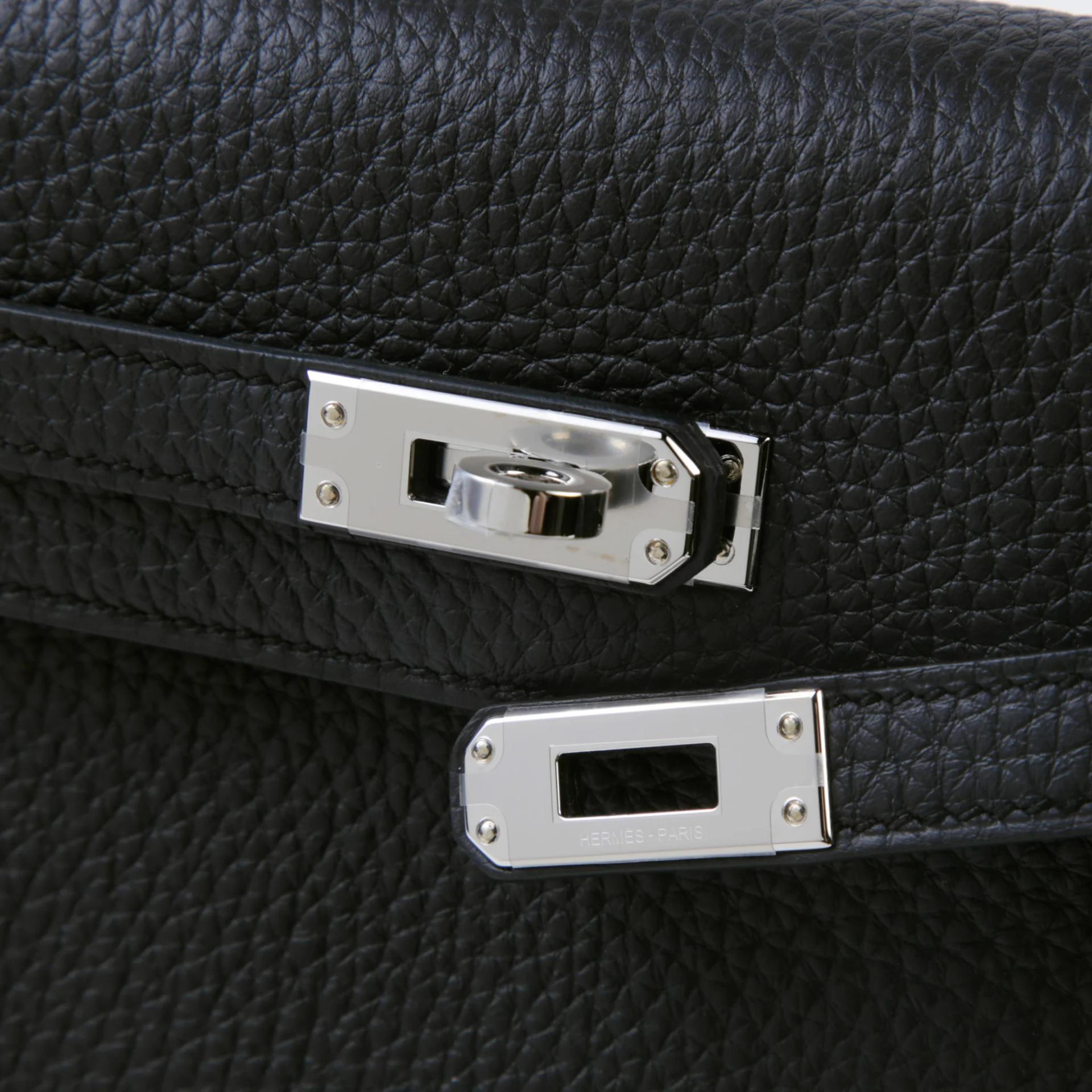 ランク N 新品 HERMÈS エルメス ケリー25 内縫い ブラック (89) トゴ シルバー金具 G刻印 (2026) - 8