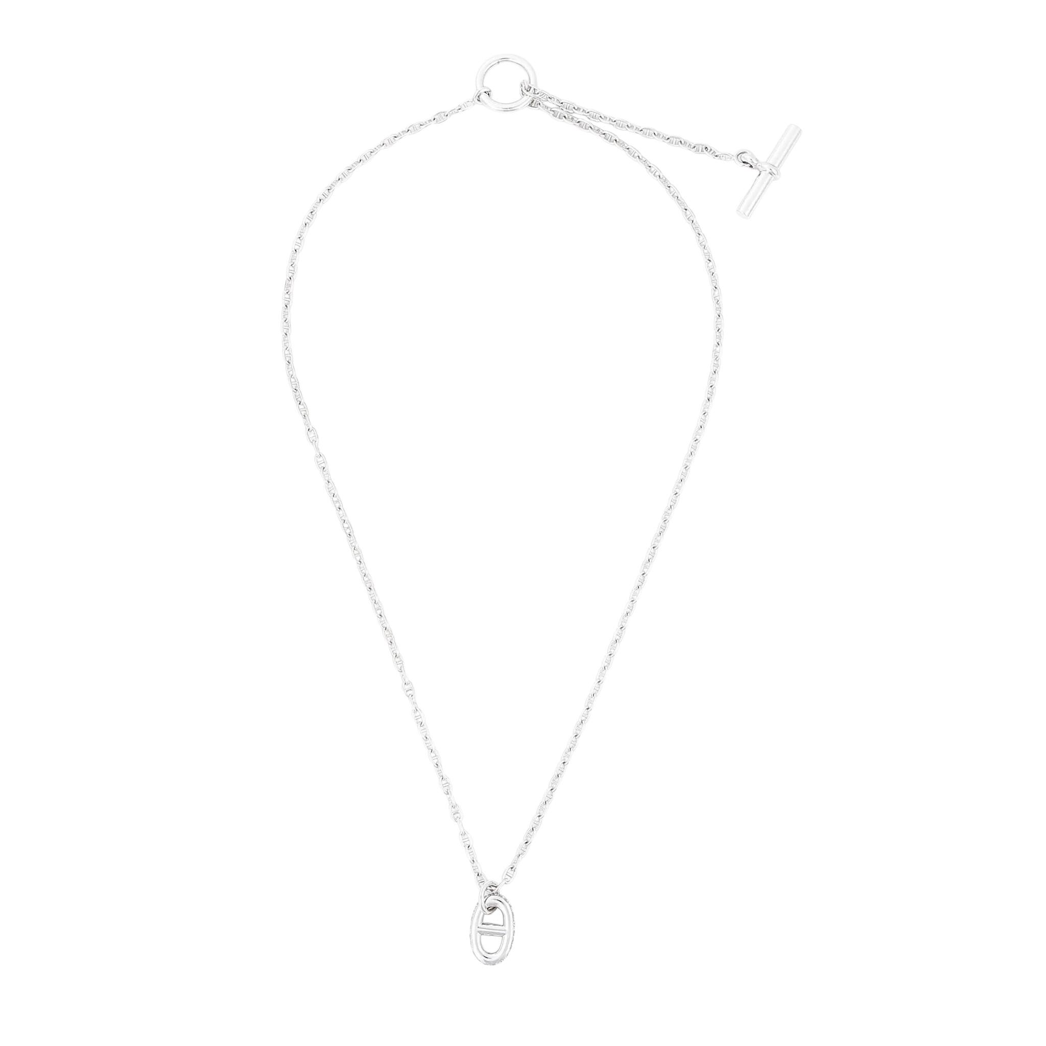 Finesse lariat necklace White Gold