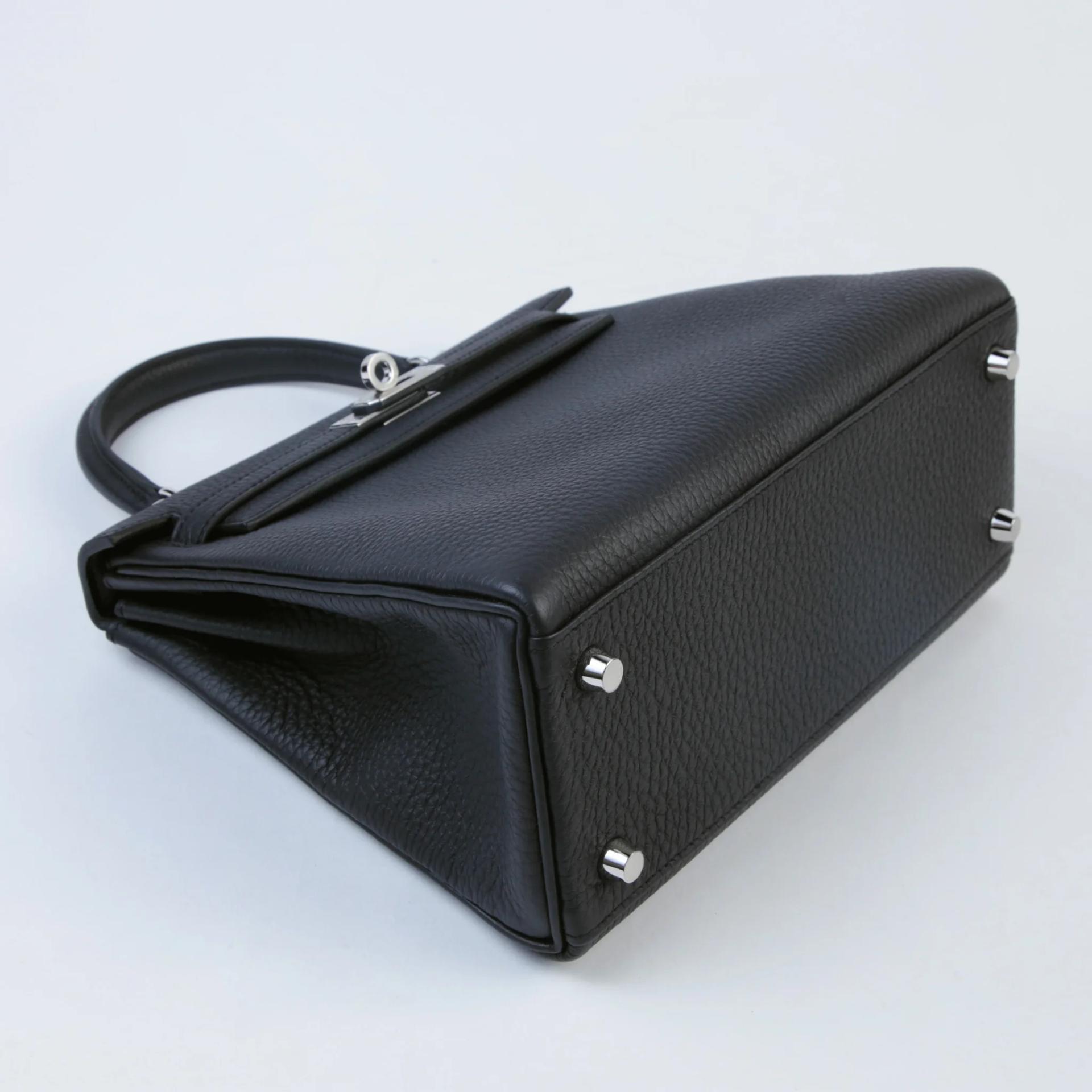 ランク N 新品 HERMÈS エルメス ケリー25 内縫い ブラック (89) トゴ シルバー金具 G刻印 (2026) - 4