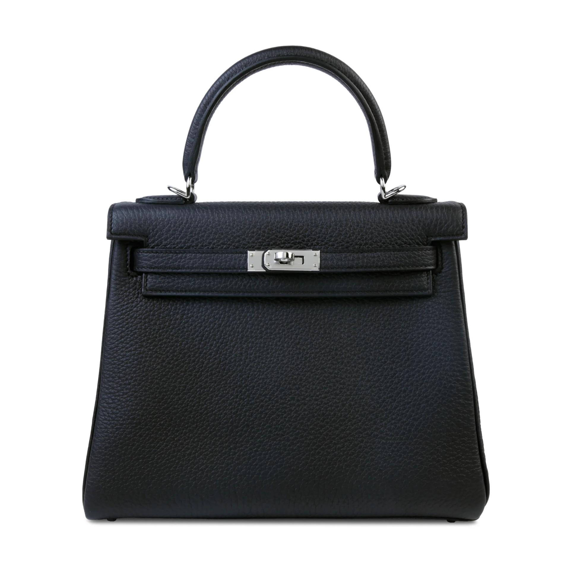 ランク N 新品 HERMÈS エルメス ケリー25 内縫い ブラック (89) トゴ シルバー金具 G刻印 (2026) - 1