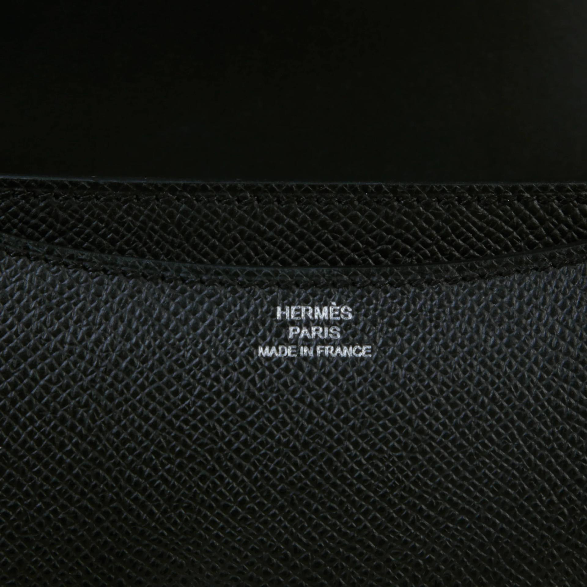 ランク SA HERMÈS エルメス コンスタンス3 ミニ ブラック (89) エプソン シルバー金具 W刻印 (2024) - 10