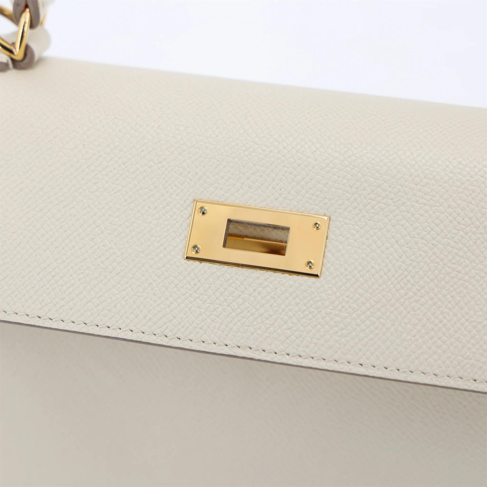 ランク A HERMÈS エルメス ケリー28 セリエ クレ (10) エプソン ゴールド金具 A刻印 (2017) - 11