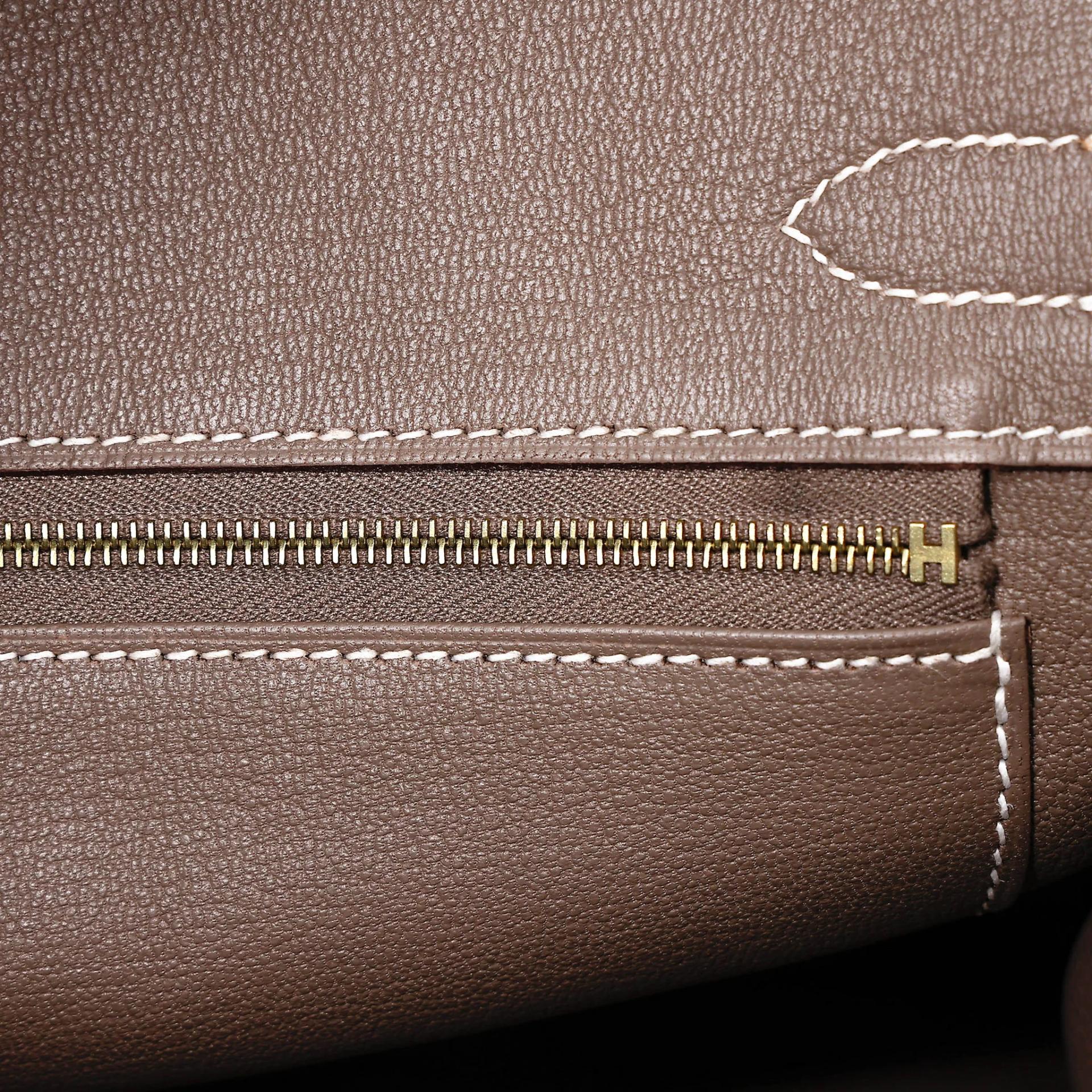 Unused ( Rank NS ) HERMÈS Birkin 30 Etoupe (18) Togo Gold hardware B (2023) - 11