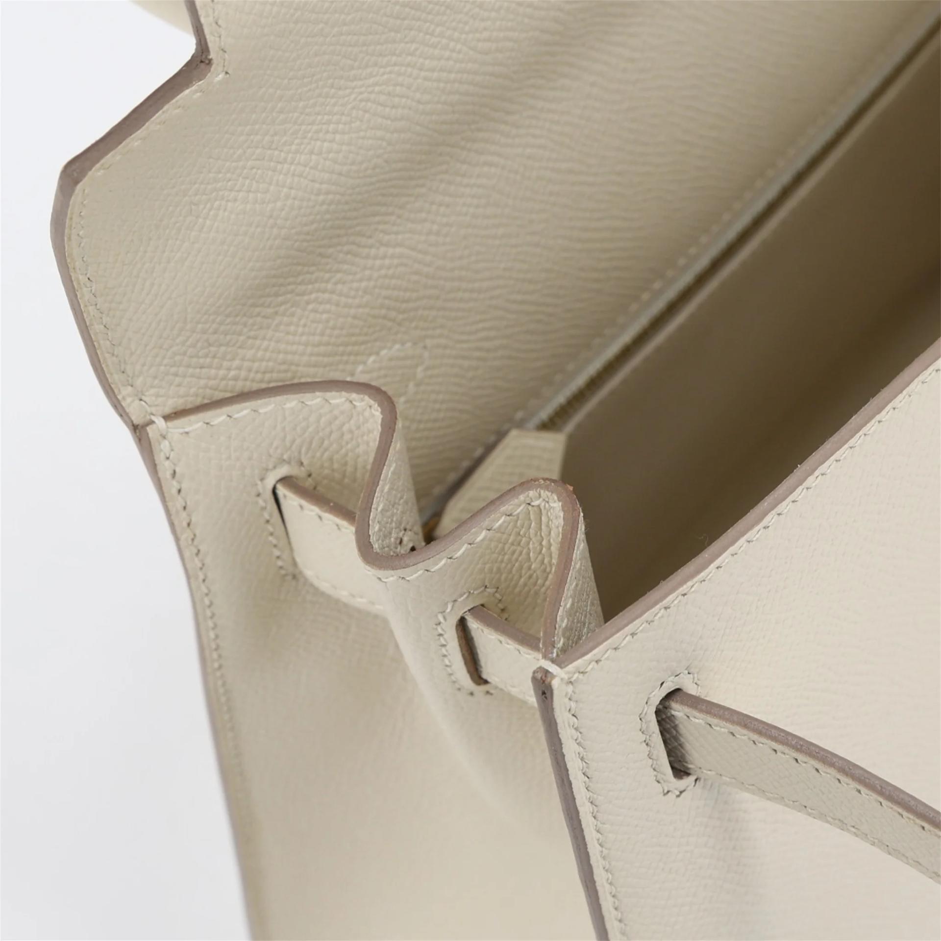 ランク A HERMÈS エルメス ケリー28 セリエ クレ (10) エプソン ゴールド金具 A刻印 (2017) - 13