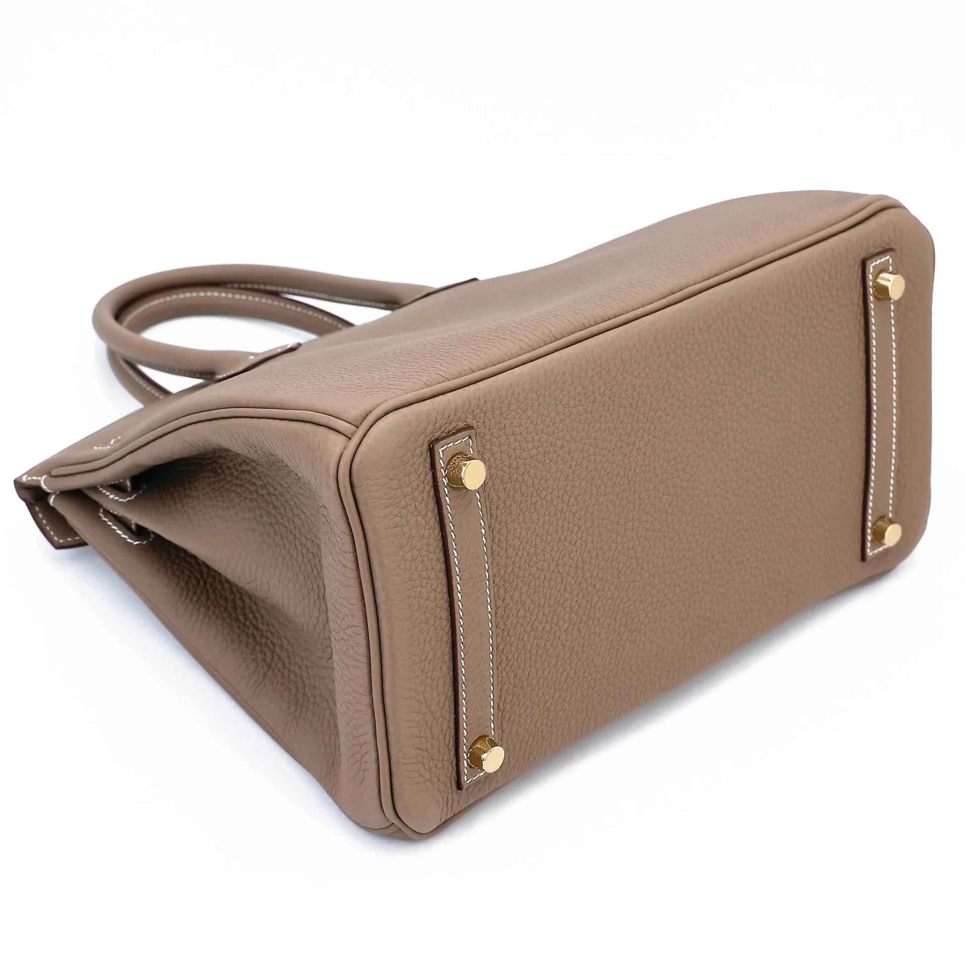 Unused ( Rank NS ) HERMÈS Birkin 30 Etoupe (18) Togo Gold hardware B (2023) - 7