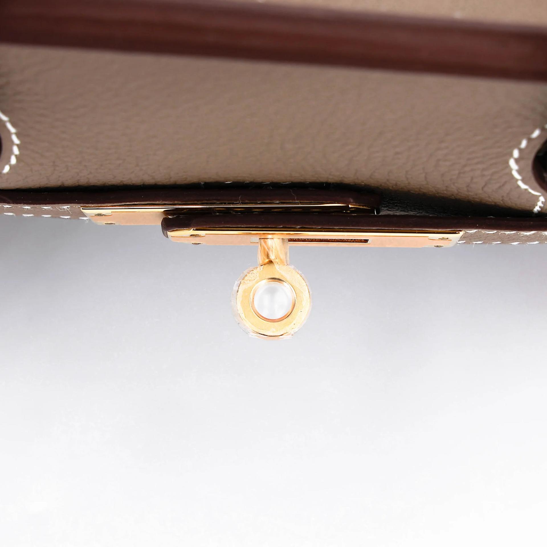 Unused ( Rank NS ) HERMÈS Birkin 30 Etoupe (18) Togo Gold hardware B (2023) - 9