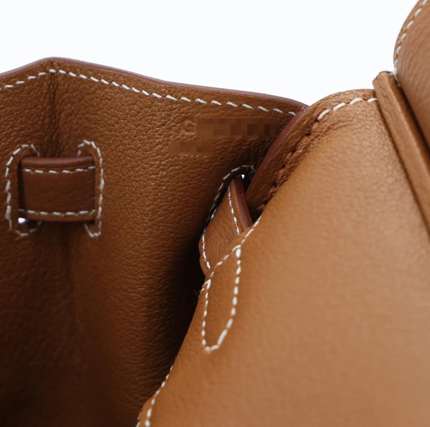 Brand New ( Rank N ) HERMÈS Birkin 25 Gold (37) Togo Palladium hardware G (2026) - 16