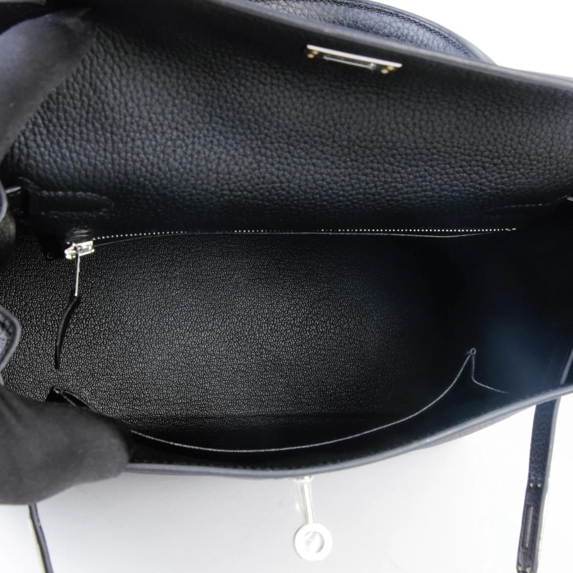 ランク N 新品 HERMÈS エルメス ケリー25 内縫い ブラック (89) トゴ シルバー金具 G刻印 (2026) - 8