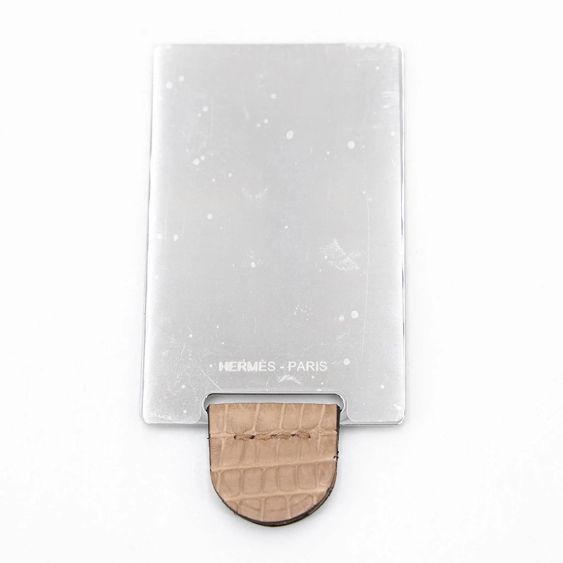 ランク N 新品 HERMÈS エルメス コンスタンス3 ミニ チャイ(0M) クロコダイル アリゲーター マット シルバー金具 G刻印 (2026) - 18