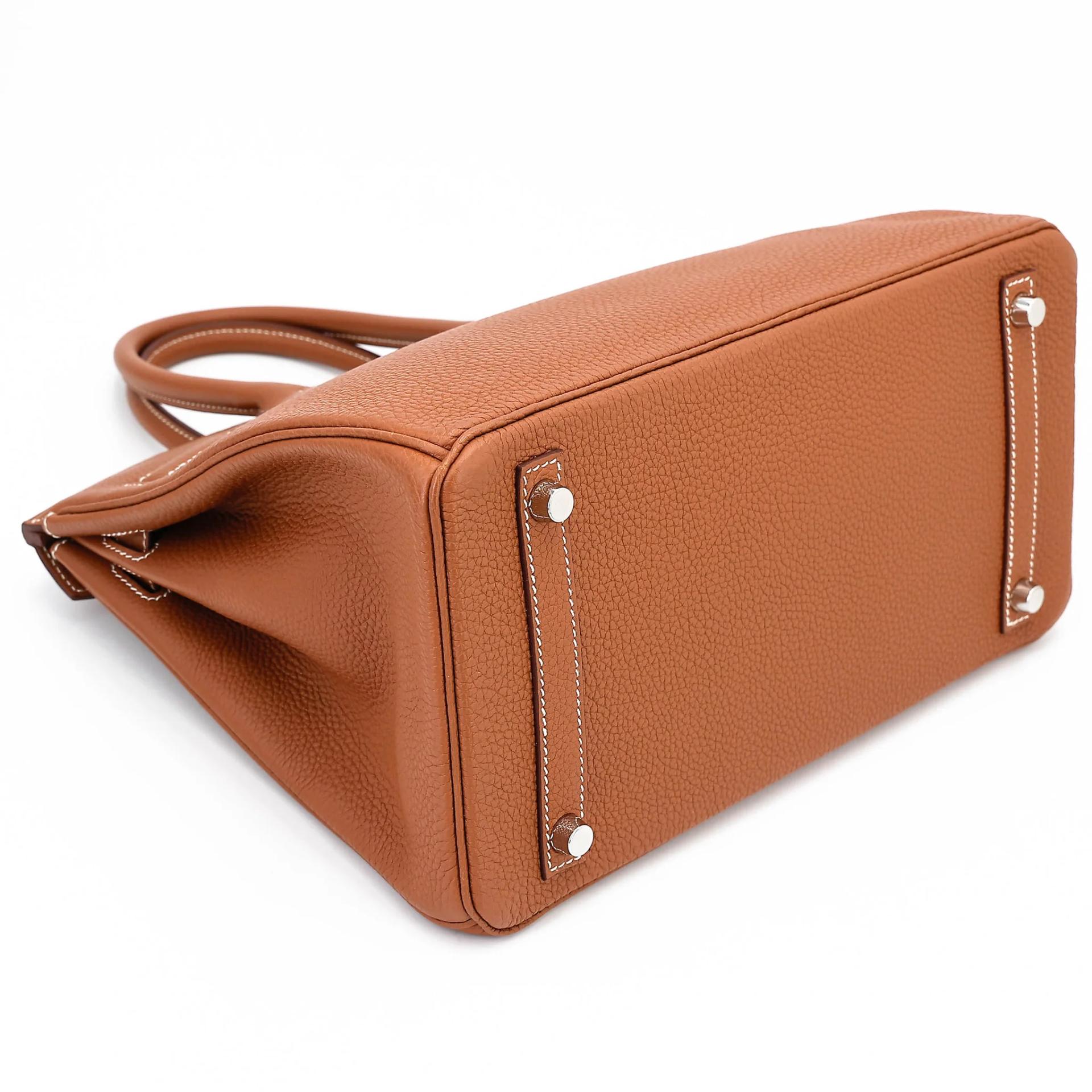 Excellent ( Rank SA ) HERMÈS Birkin 30 Gold (37) Togo Palladium hardware U (2022) - 7