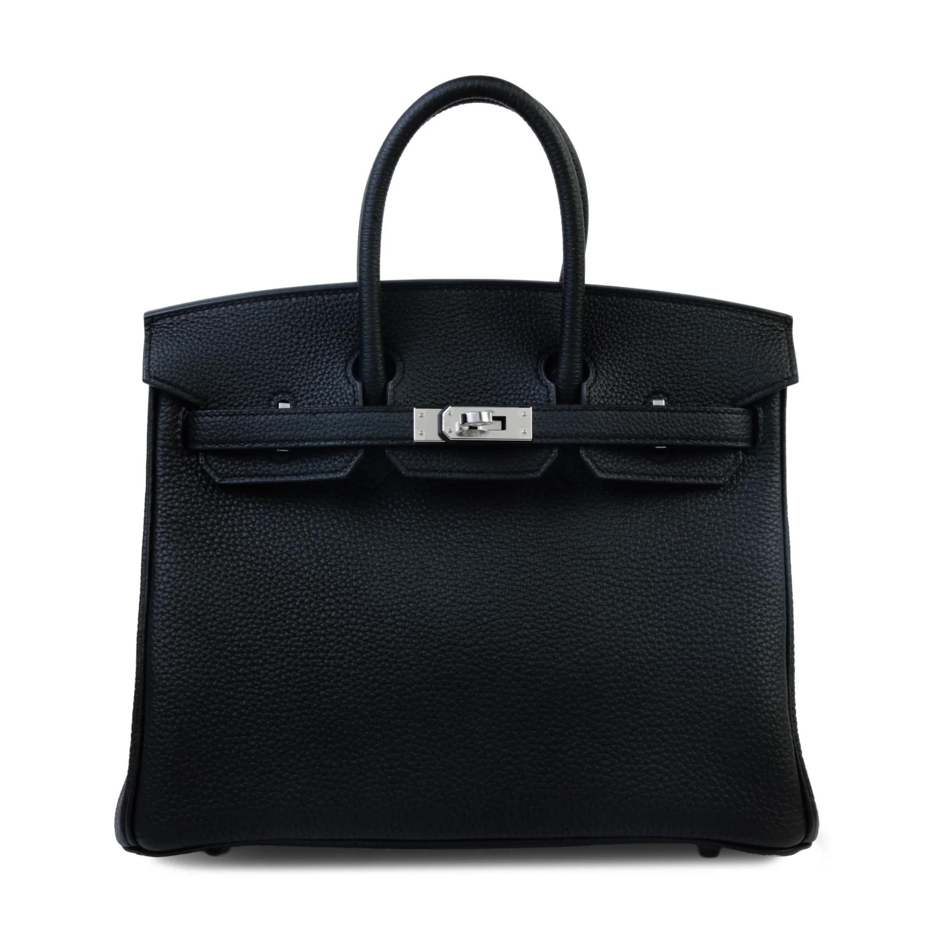 ランク N 新品 HERMÈS エルメス バーキン25 ブラック (89) トゴ シルバー金具 G刻印 (2026) - 1