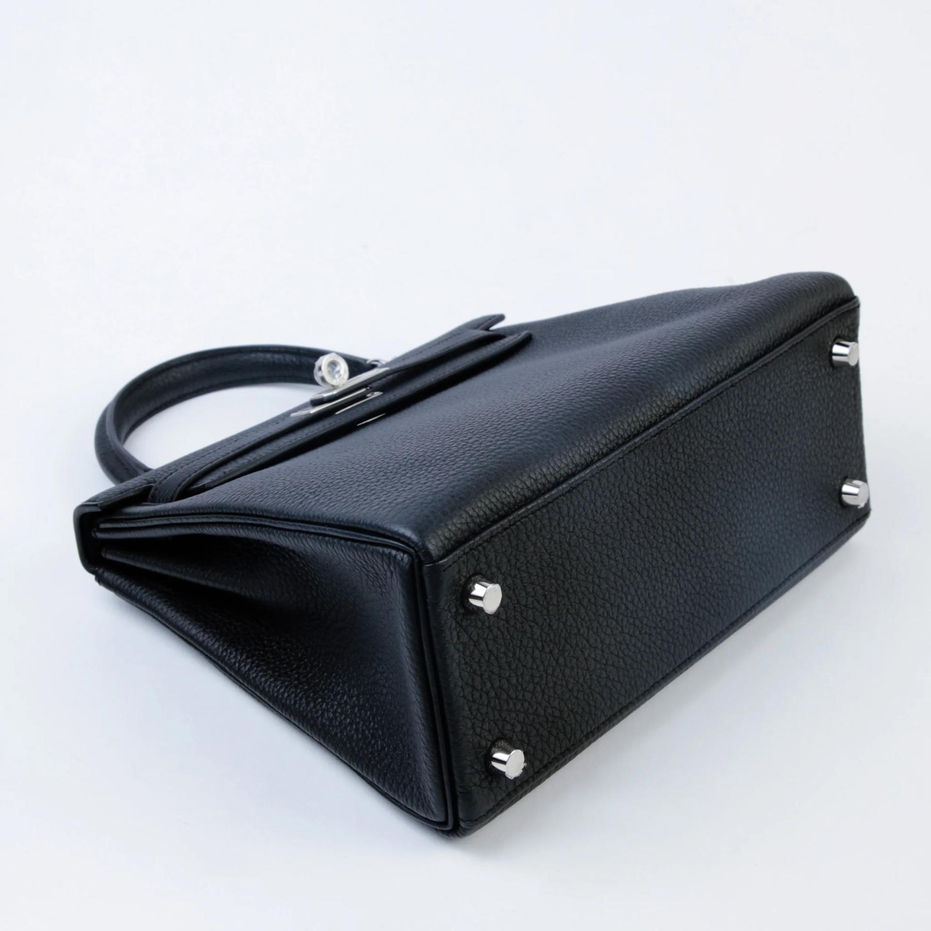 ランク N 新品 HERMÈS エルメス ケリー25 内縫い ブラック (89) トゴ シルバー金具 G刻印 (2026) - 4