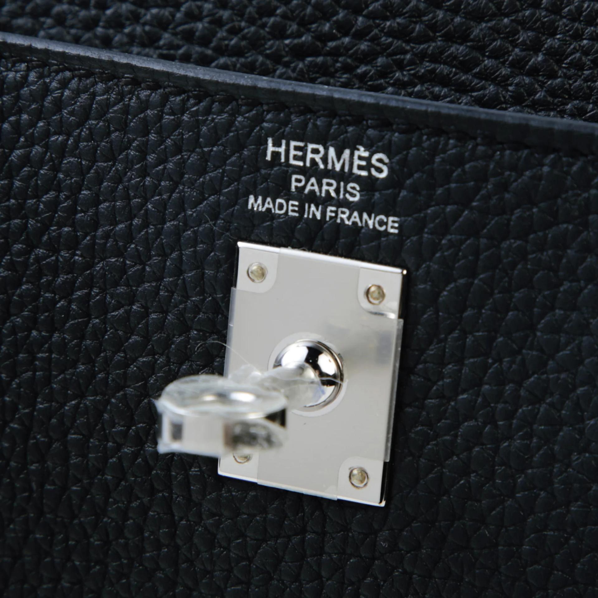 ランク N 新品 HERMÈS エルメス ケリー25 内縫い ブラック (89) トゴ シルバー金具 G刻印 (2026) - 7