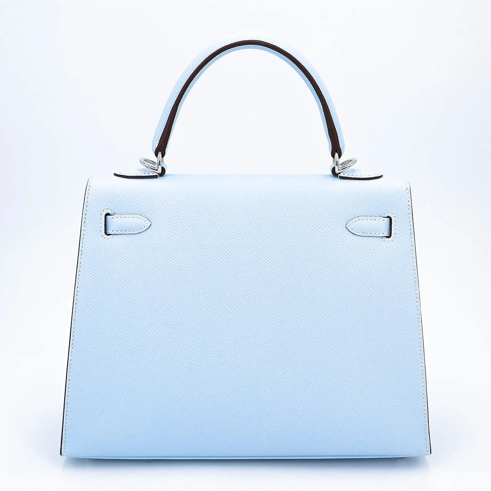 Kelly 25 Sellier Bleu Brume (T0)