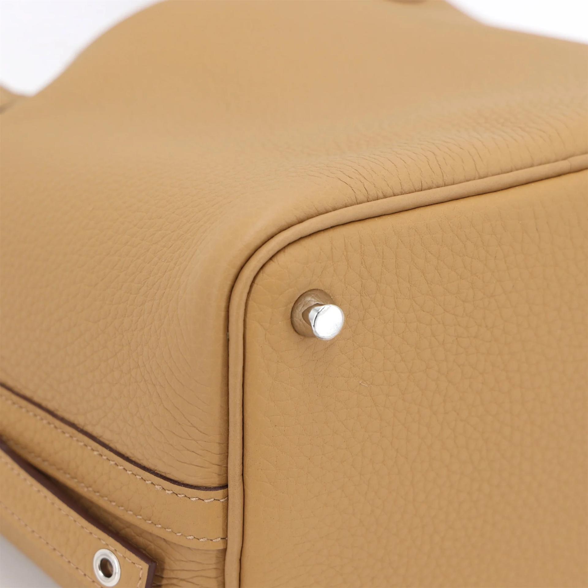 ランク N 新品 HERMÈS エルメス ピコタンロックPM ビスキュイ (4B) トリヨン シルバー金具 K刻印 (2025) - 6