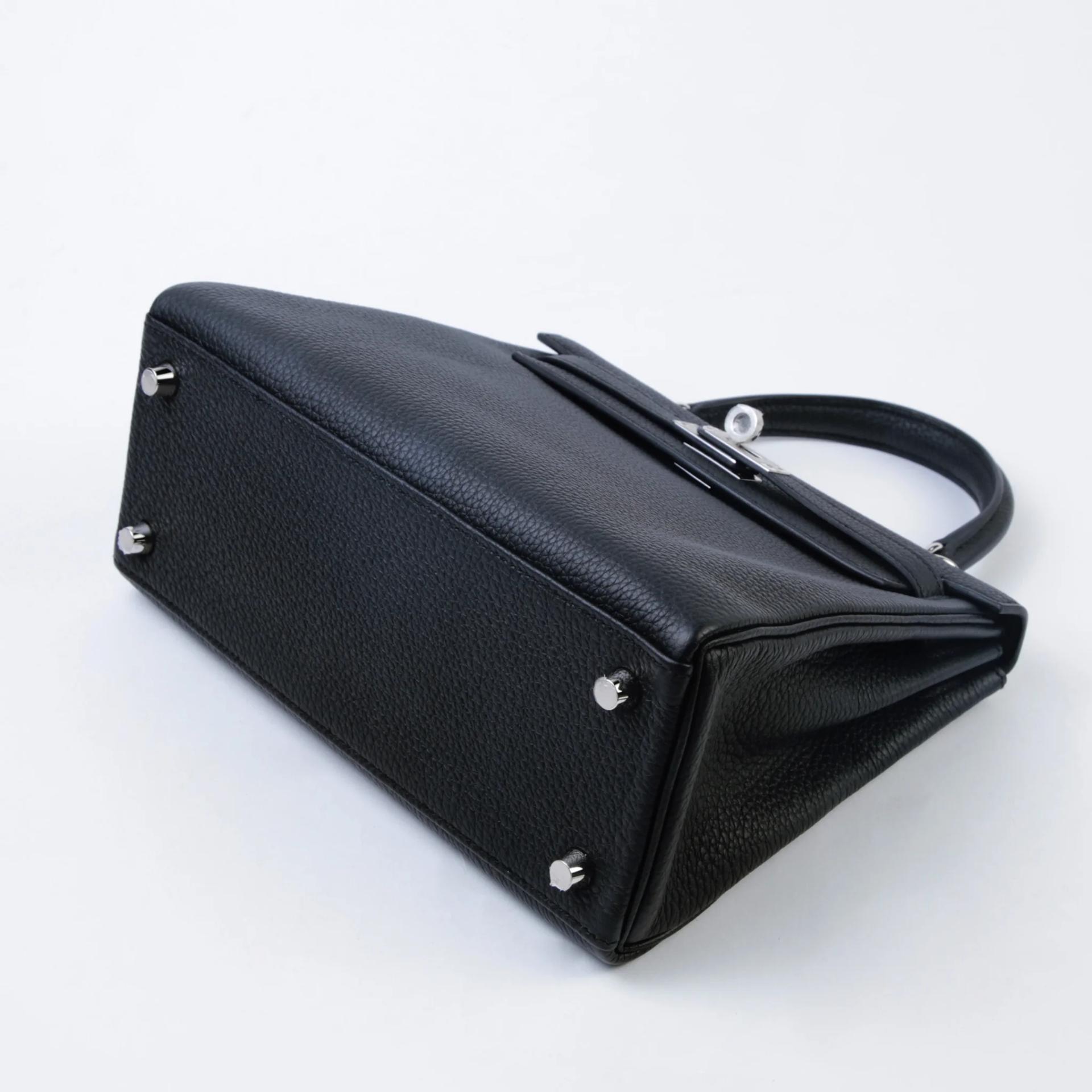ランク N 新品 HERMÈS エルメス ケリー25 内縫い ブラック (89) トゴ シルバー金具 G刻印 (2026) - 5