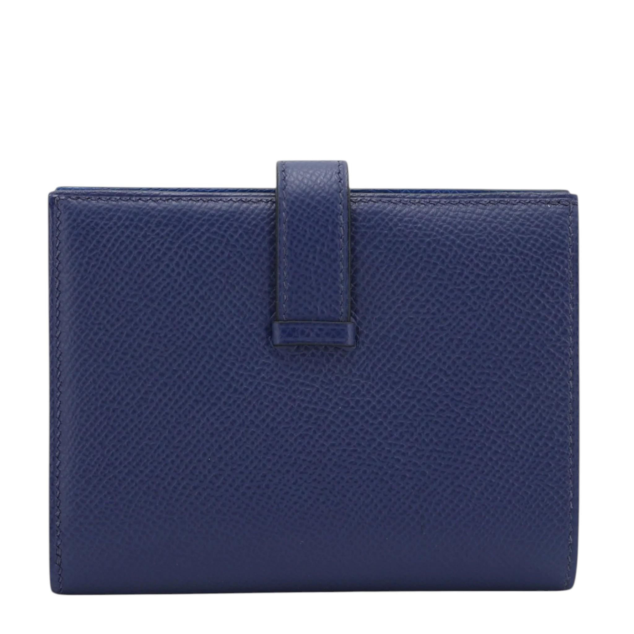 Bearn Compact wallet Bleu France (71) Bleu Saphir (73)