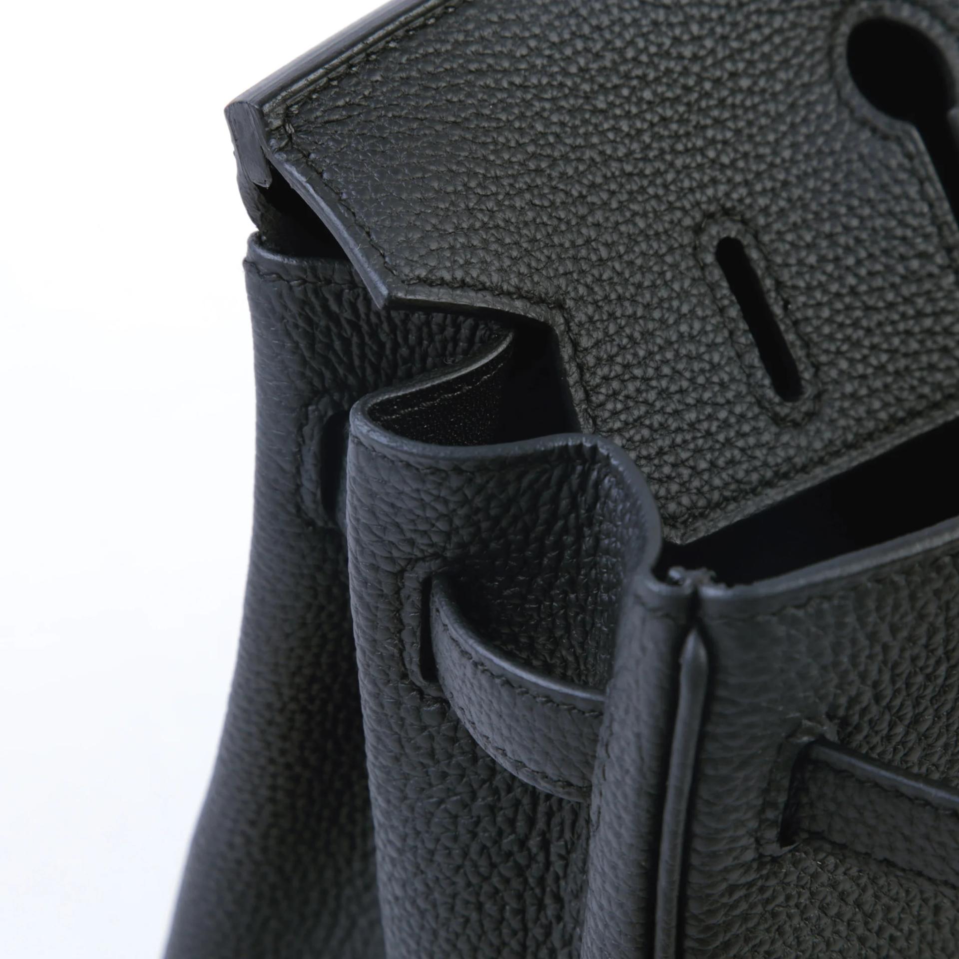 ランク N 新品 HERMÈS エルメス バーキン25 ブラック (89) トゴ シルバー金具 G刻印 (2026) - 12
