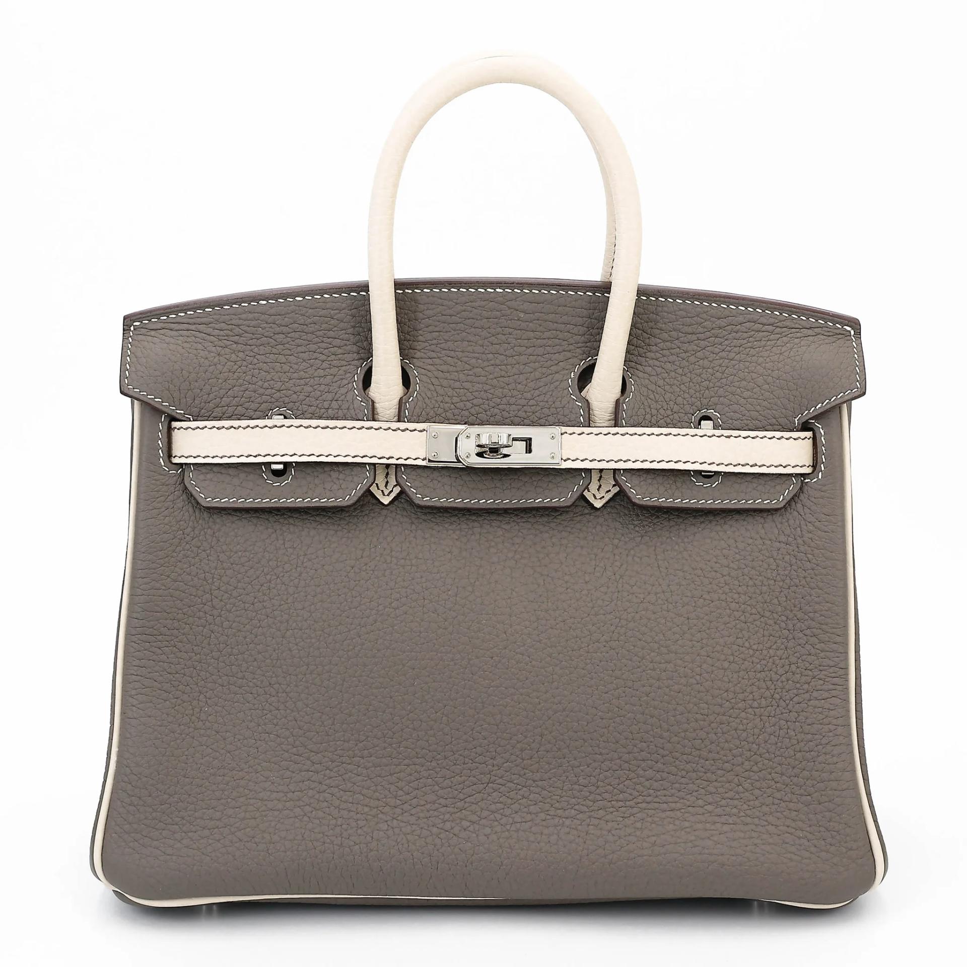 Birkin 25 HSS Etain (8F) Beton (8L)