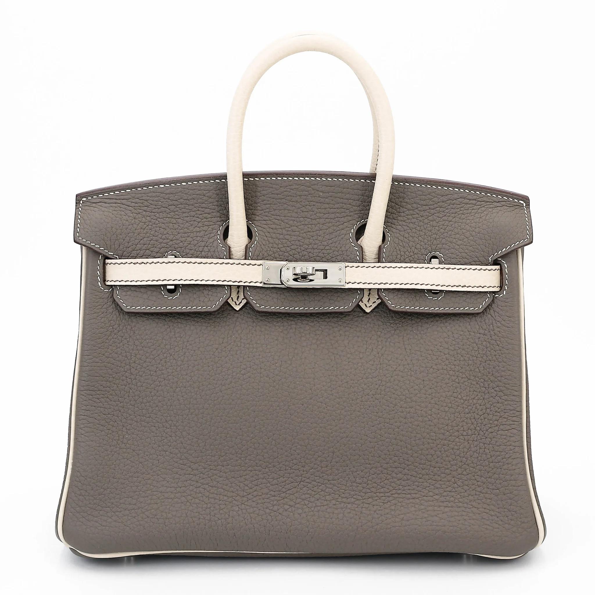 Birkin 25 HSS Etain (8F) Beton (8L)