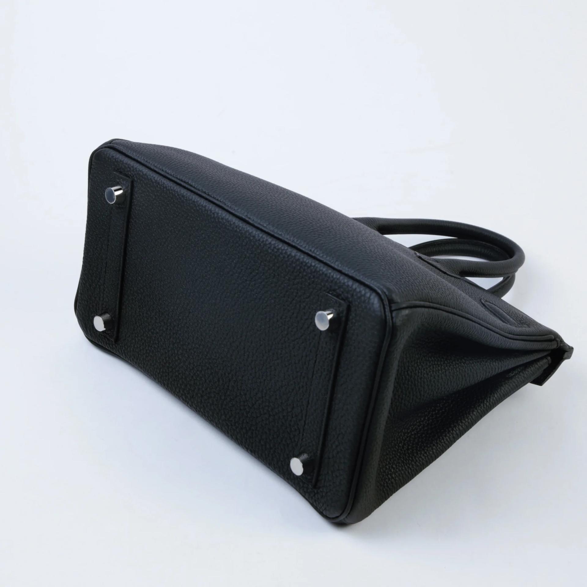 ランク N 新品 HERMÈS エルメス バーキン25 ブラック (89) トゴ シルバー金具 G刻印 (2026) - 7