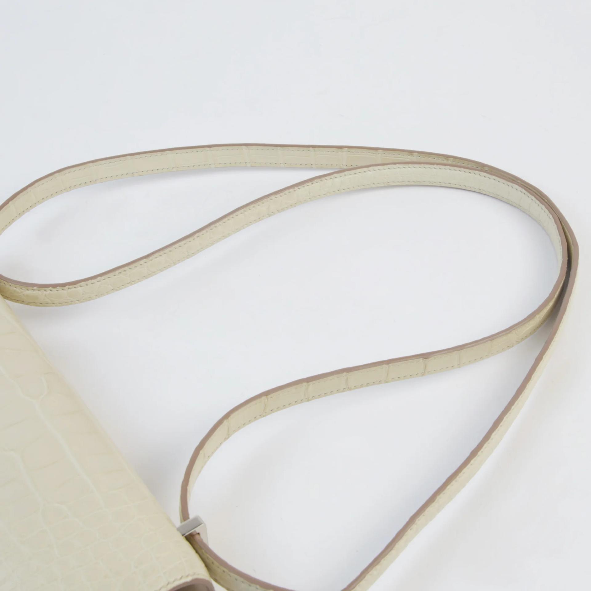 Excellent ( Rank SA ) HERMÈS Constance Elan Beton (8L) Matte Alligator Palladium hardware W (2024) - 3
