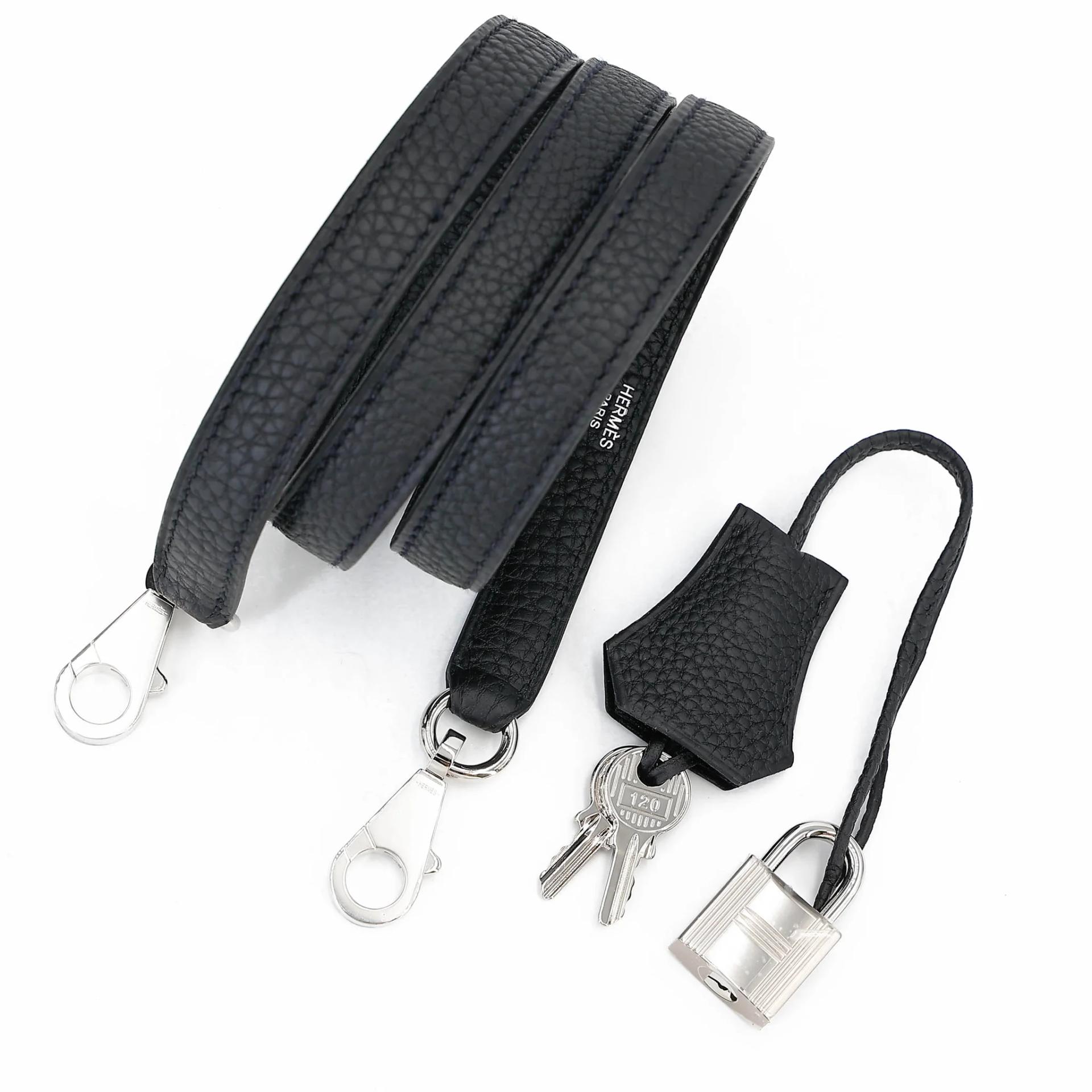 Brand New ( Rank N ) HERMÈS Kelly 25 Noir (89) Togo Palladium hardware G (2026) - 20