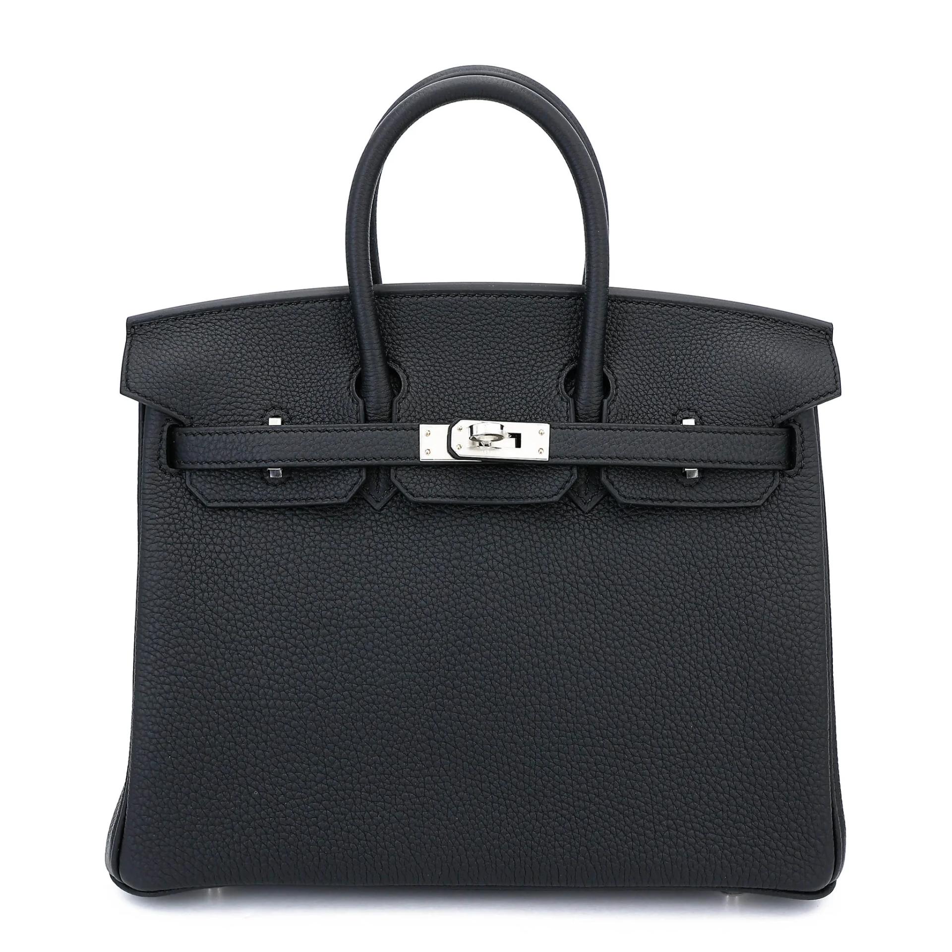 Brand New ( Rank N ) HERMÈS Birkin 25 Noir (89) Togo Palladium hardware G (2026) - 1