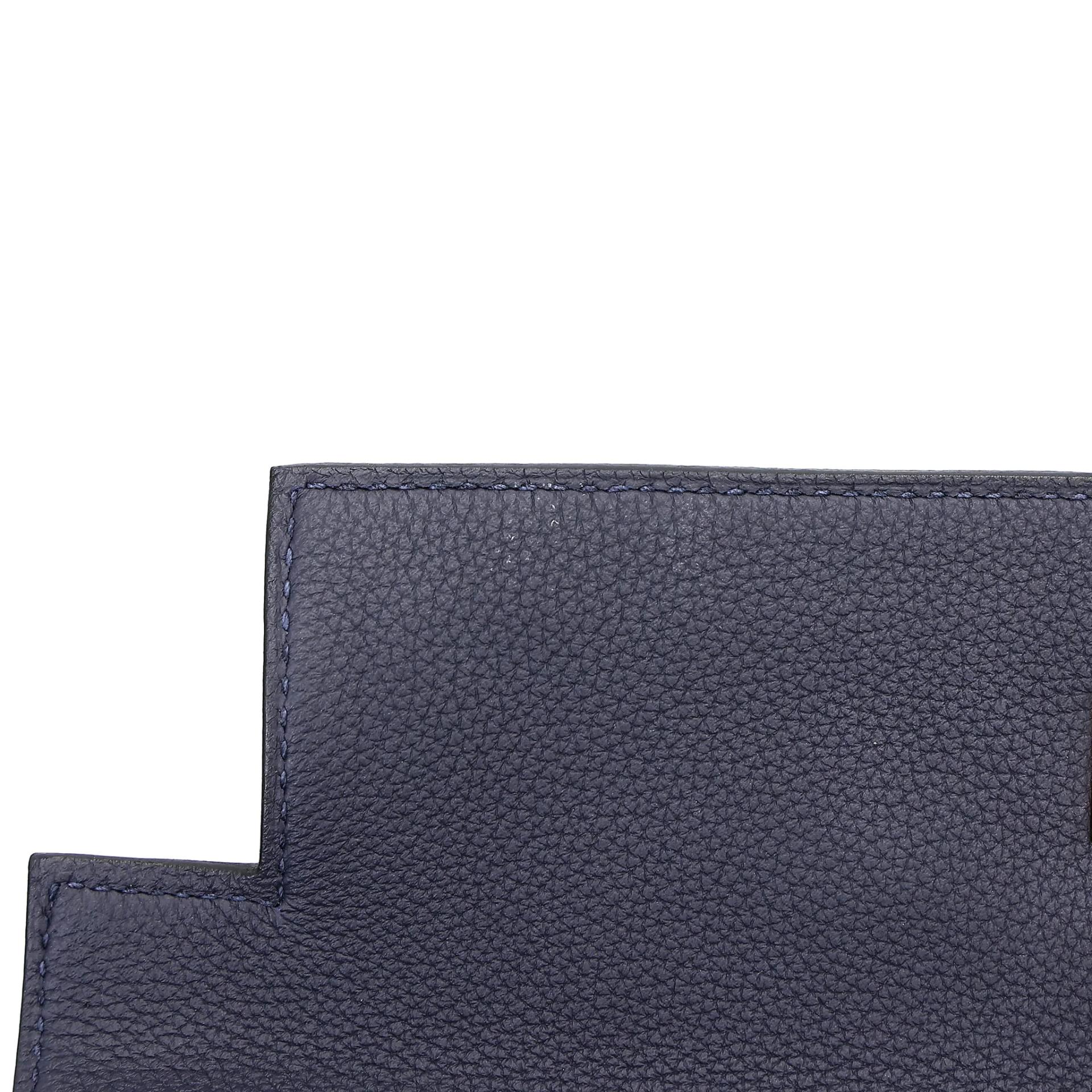 ランク A HERMÈS エルメス ケリー28 ブルーニュイ (2Z) トゴ ゴールド金具 A刻印 (2017) - 17