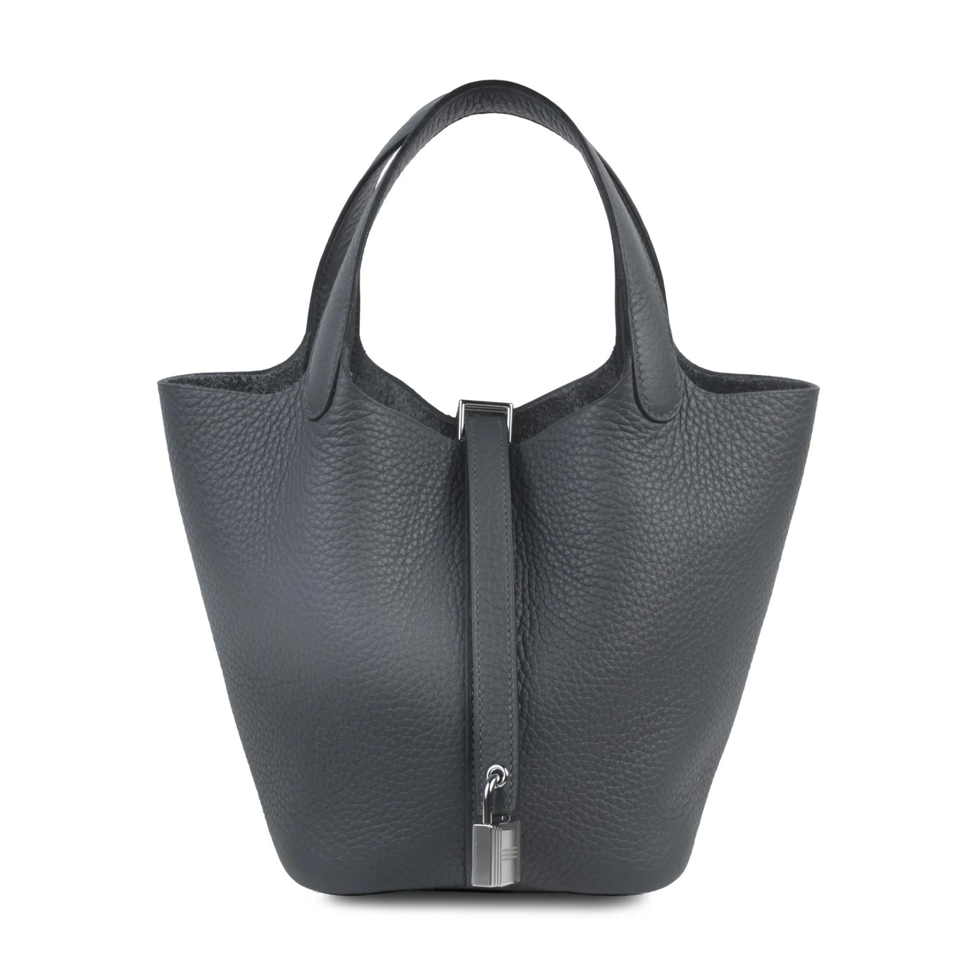 ランク N 新品 HERMÈS エルメス ピコタンロックPM グリミスティ (H0) トリヨン シルバー金具 G刻印 (2026) - 1