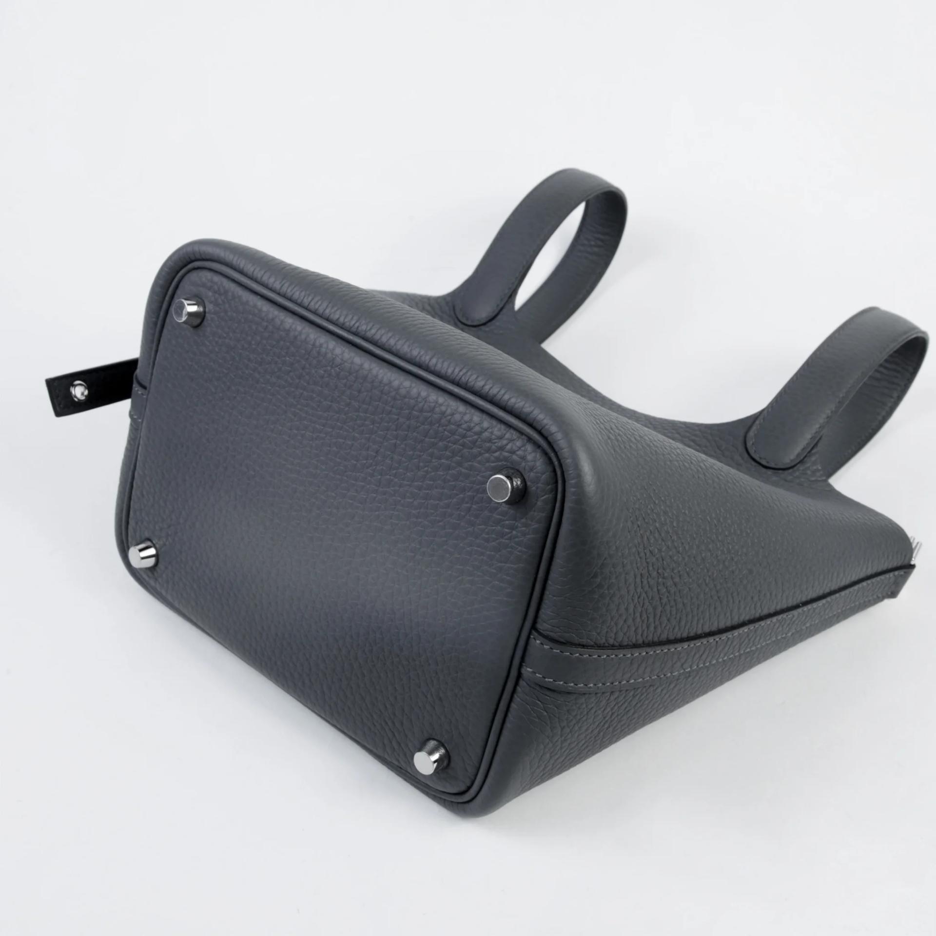 ランク N 新品 HERMÈS エルメス ピコタンロックPM グリミスティ (H0) トリヨン シルバー金具 G刻印 (2026) - 9