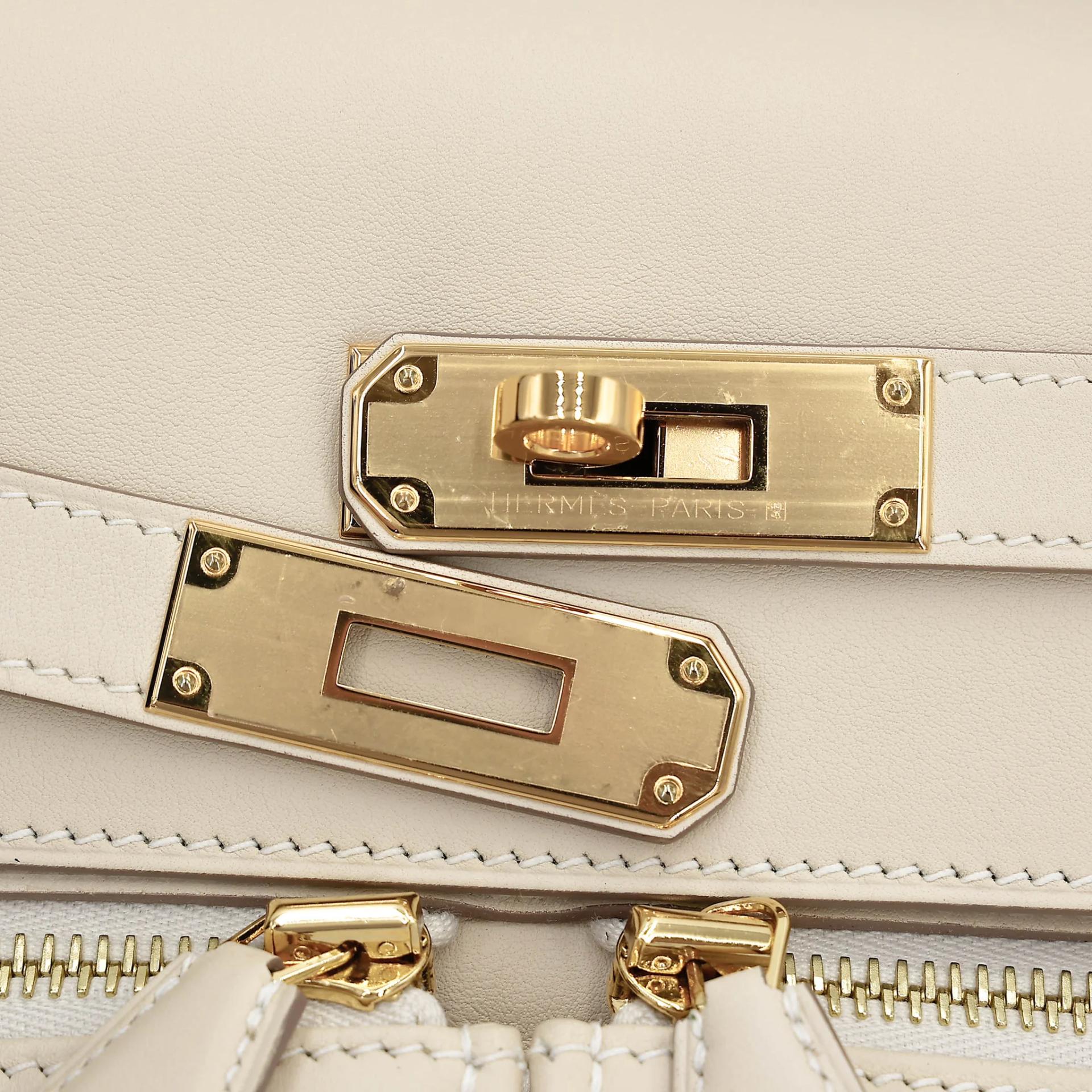 ランク NS 未使用品 HERMÈS エルメス ケリーラキ32 クレ (10) スイフト ゴールド金具 Z刻印 (2021) - 20