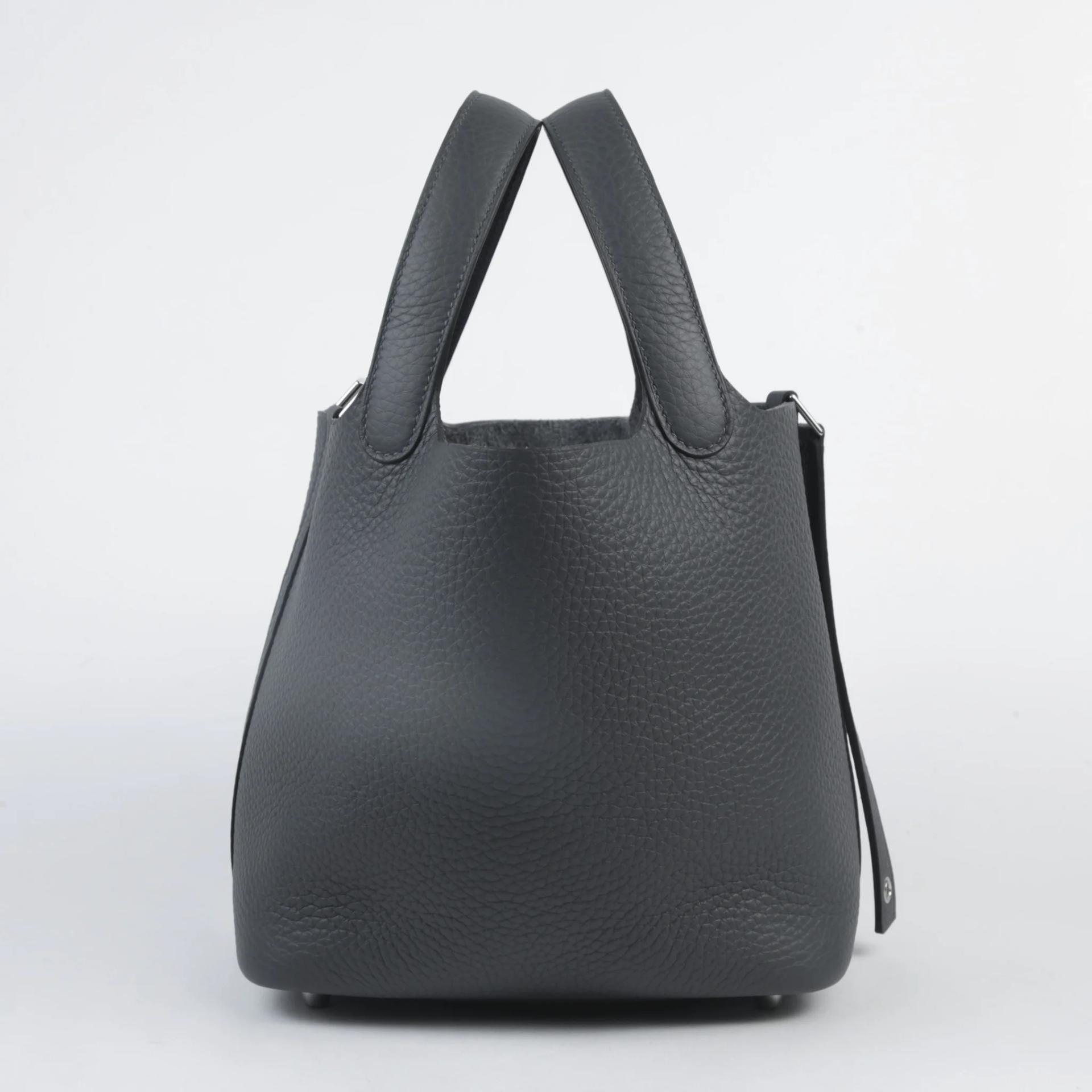 ランク N 新品 HERMÈS エルメス ピコタンロックPM グリミスティ (H0) トリヨン シルバー金具 G刻印 (2026) - 5