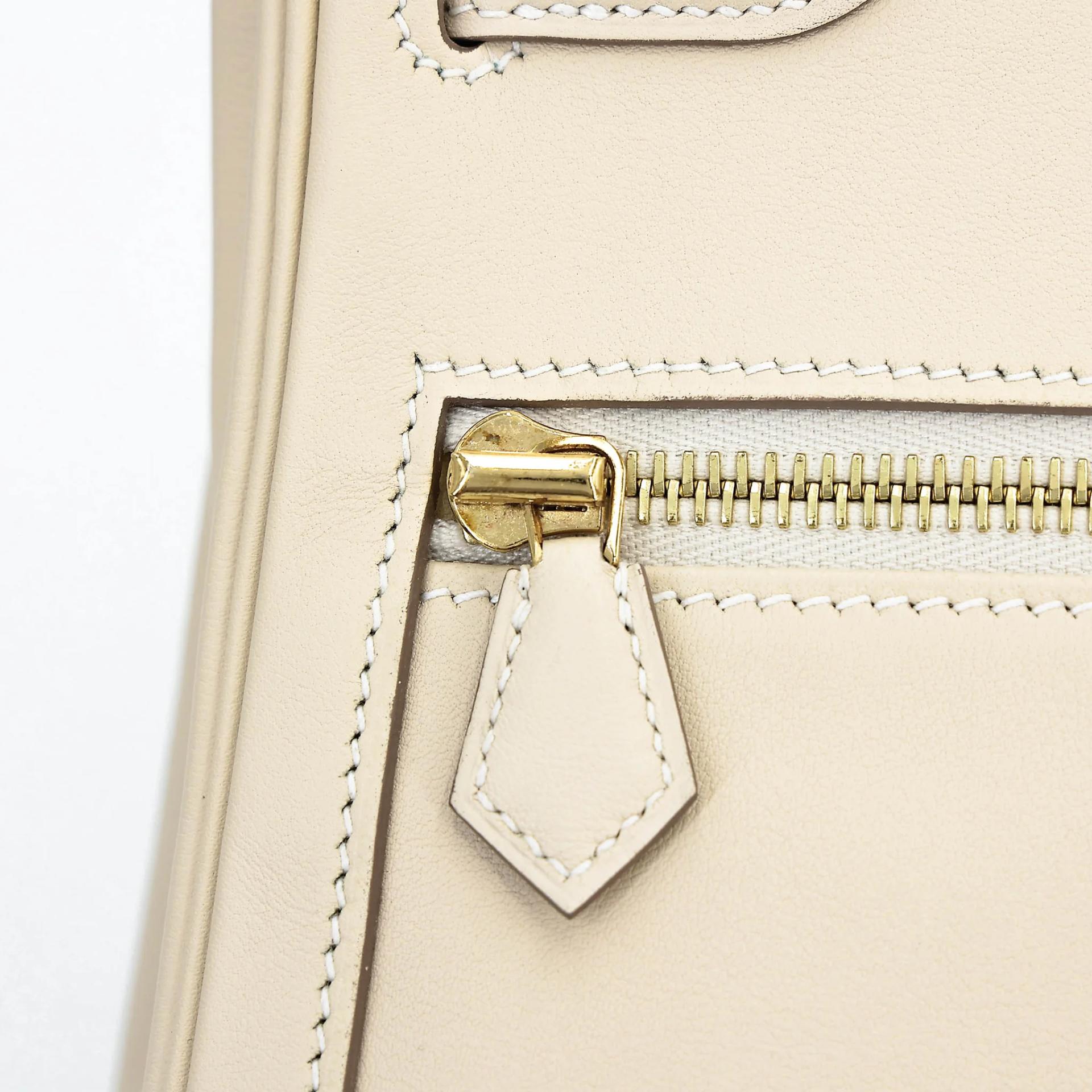 ランク NS 未使用品 HERMÈS エルメス ケリーラキ32 クレ (10) スイフト ゴールド金具 Z刻印 (2021) - 12