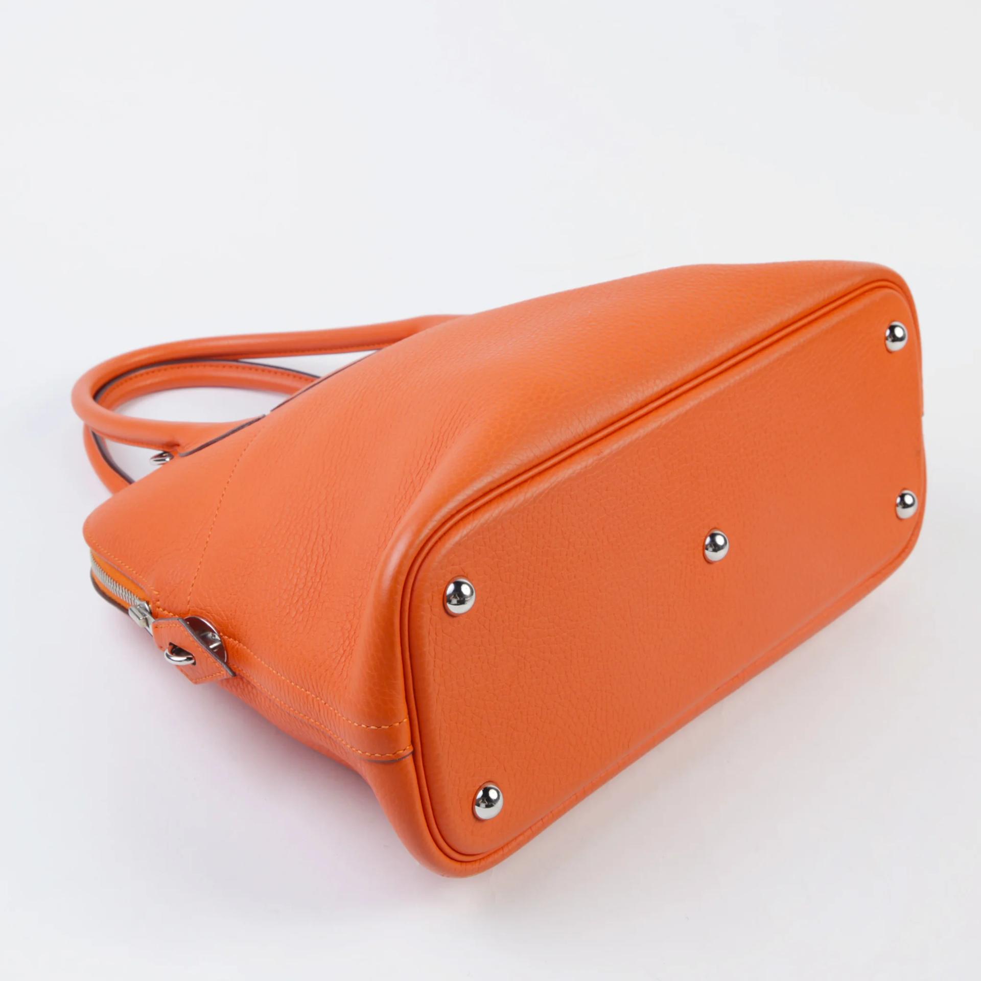 ランク A HERMÈS エルメス ボリード31 オレンジ (93) トリヨン シルバー金具 □R刻印 (2014) - 4
