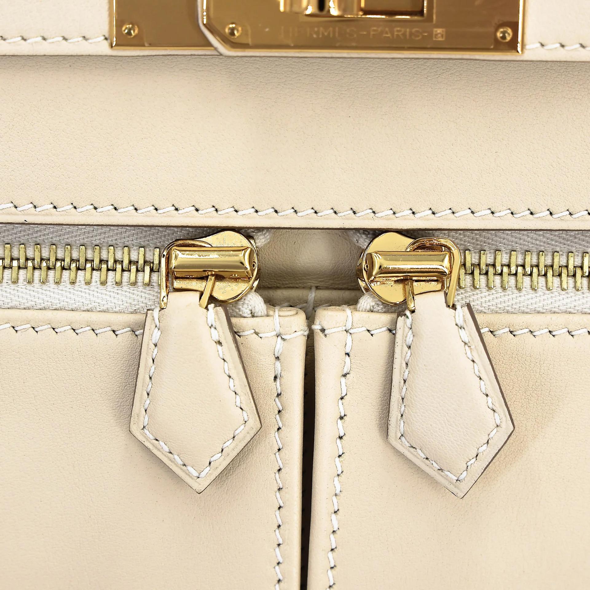 ランク NS 未使用品 HERMÈS エルメス ケリーラキ32 クレ (10) スイフト ゴールド金具 Z刻印 (2021) - 14