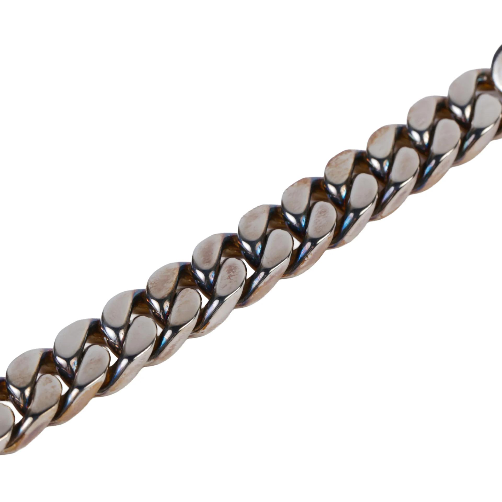 Very Good ( Rank A) HERMÈS Bracelet Kelly Gourmette GM Silver Silver 925 - 5