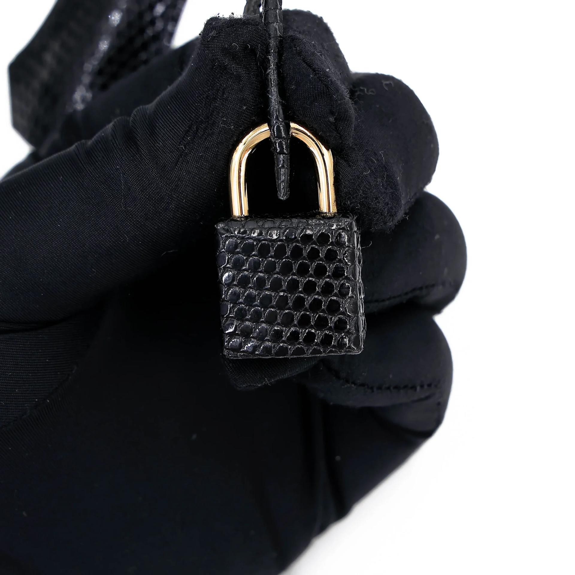 Excellent ( Rank SA ) HERMÈS Kelly 25 Touch Noir (89) Togo Lizard Permabrass hardware Z (2021) - 29