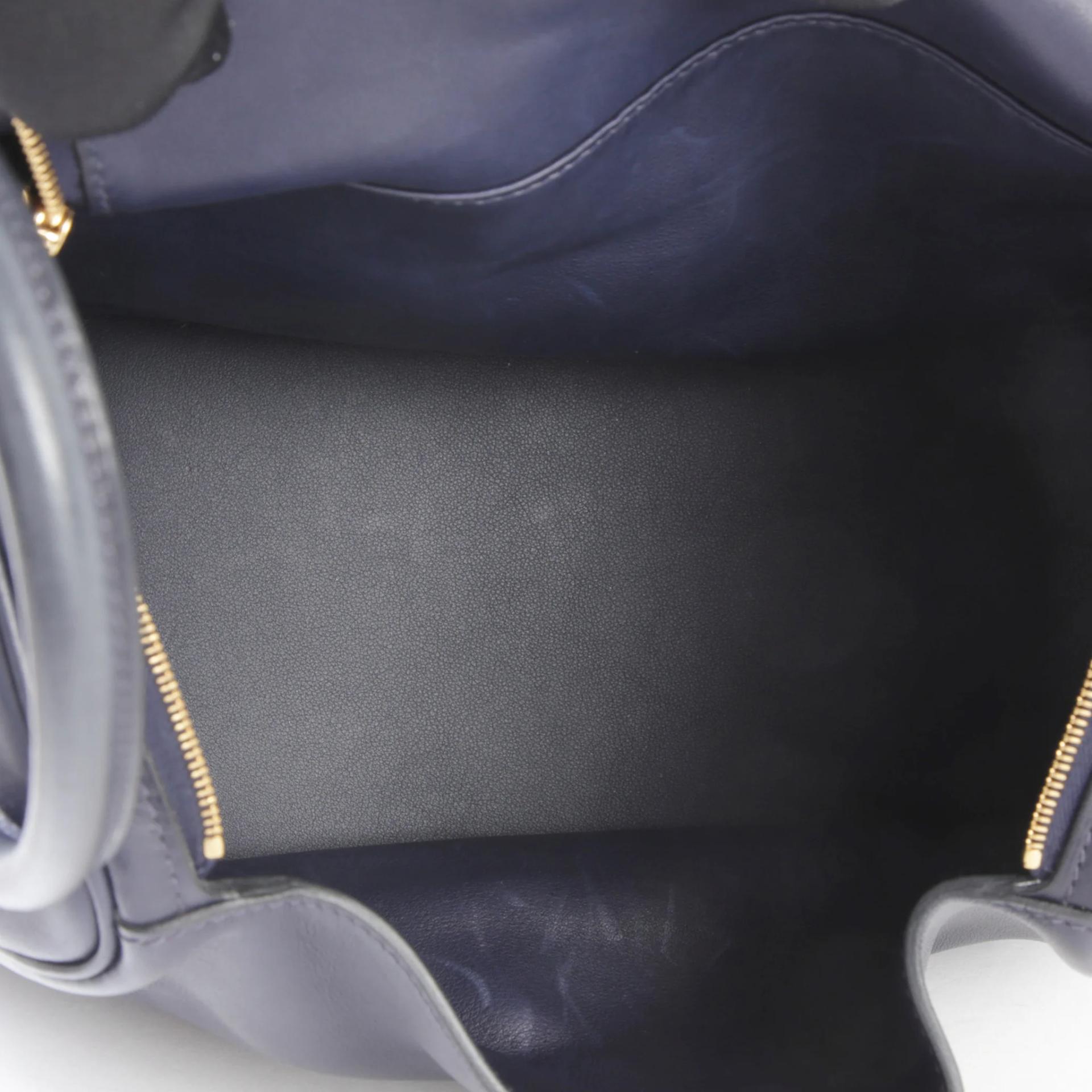 A美品 HERMÈS 爱马仕 Lindy 26 Touch 2Z 午夜蓝 Bleu Nuit •• 尼罗鳄 雾面 Evergrain皮 金扣 Y刻 2020年 - 11