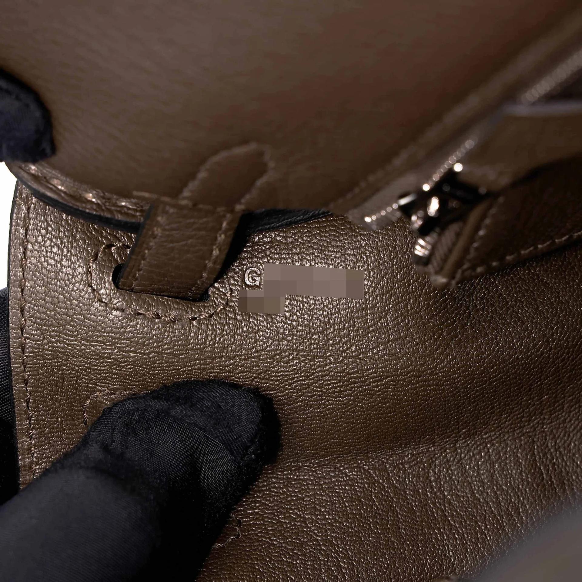 Brand New ( Rank N ) HERMÈS Kelly 25 Vert Loden (V8) Togo Palladium hardware G (2026) - 15