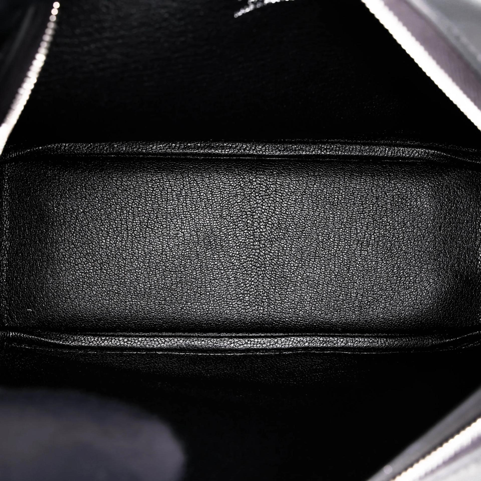 全新 HERMÈS 爱马仕 Plume Mini 89 黑色 Noir (Black) Evercalf皮 银扣 K刻 2025年 - 18