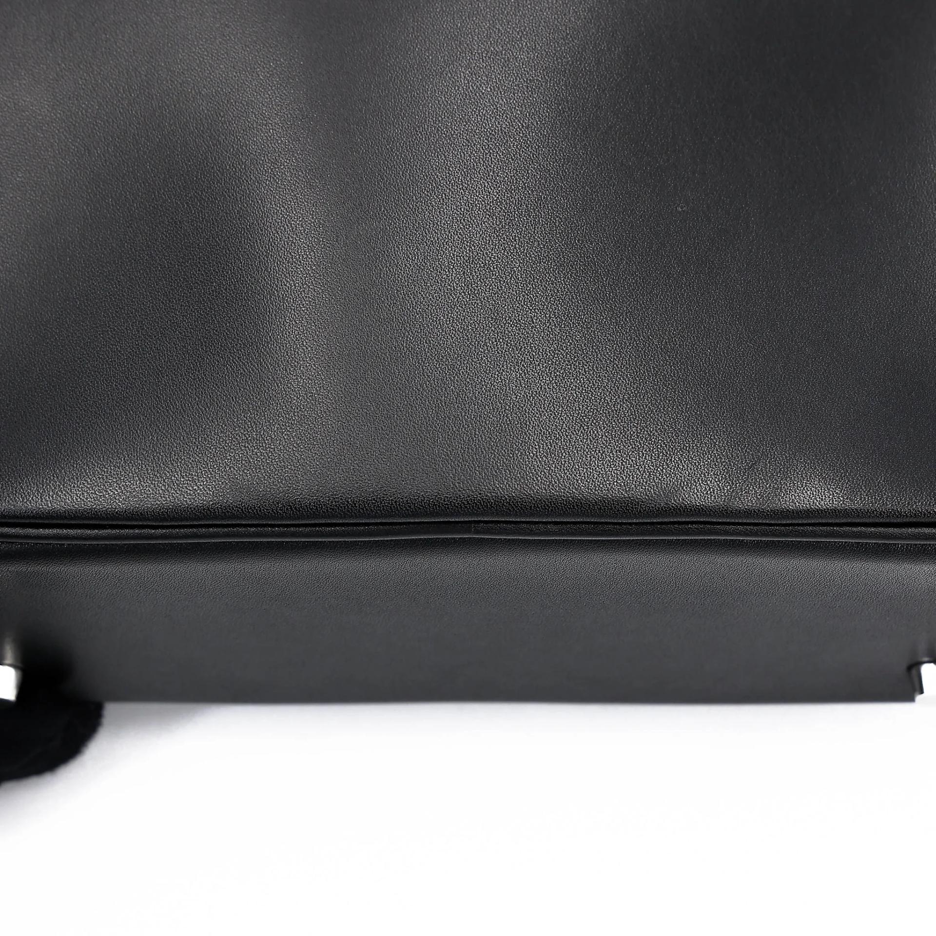 全新 HERMÈS 爱马仕 Plume Mini 89 黑色 Noir (Black) Evercalf皮 银扣 K刻 2025年 - 11