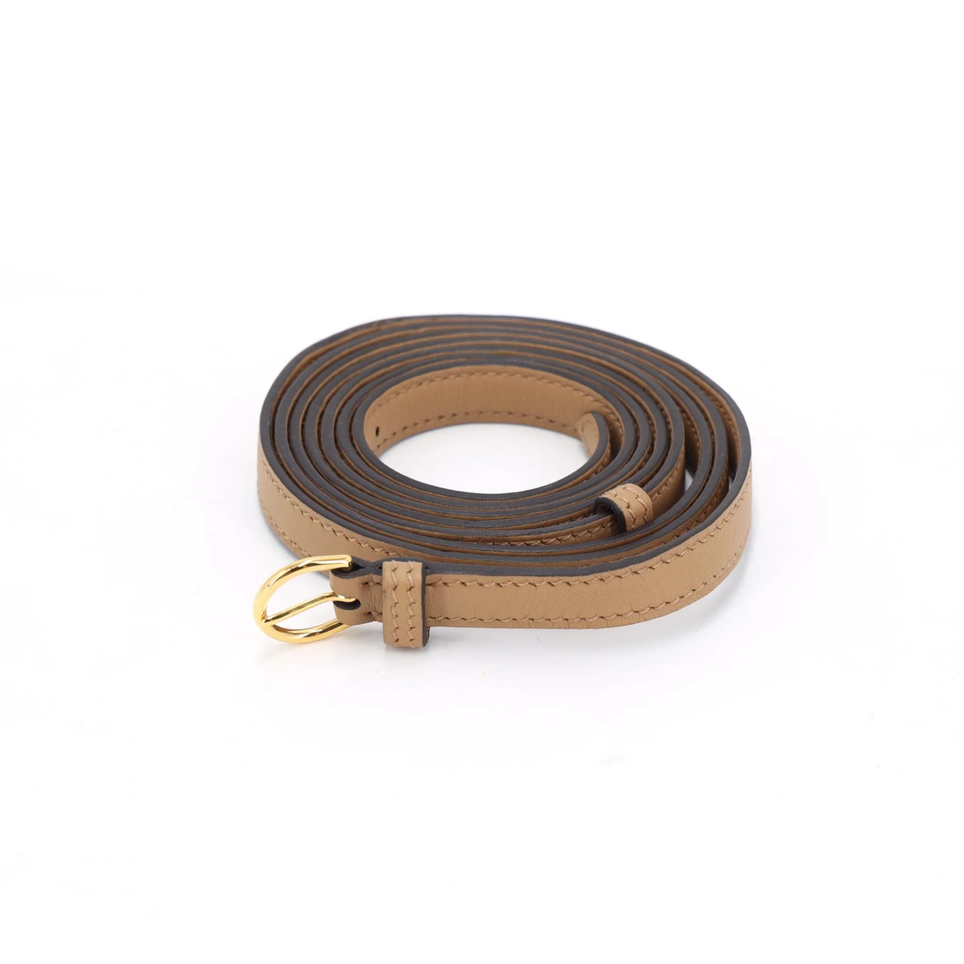 Excellent ( Rank SA ) HERMÈS 24/24 - 21 mini Chai (0M) Evercolor Gold hardware U (2022) - 18