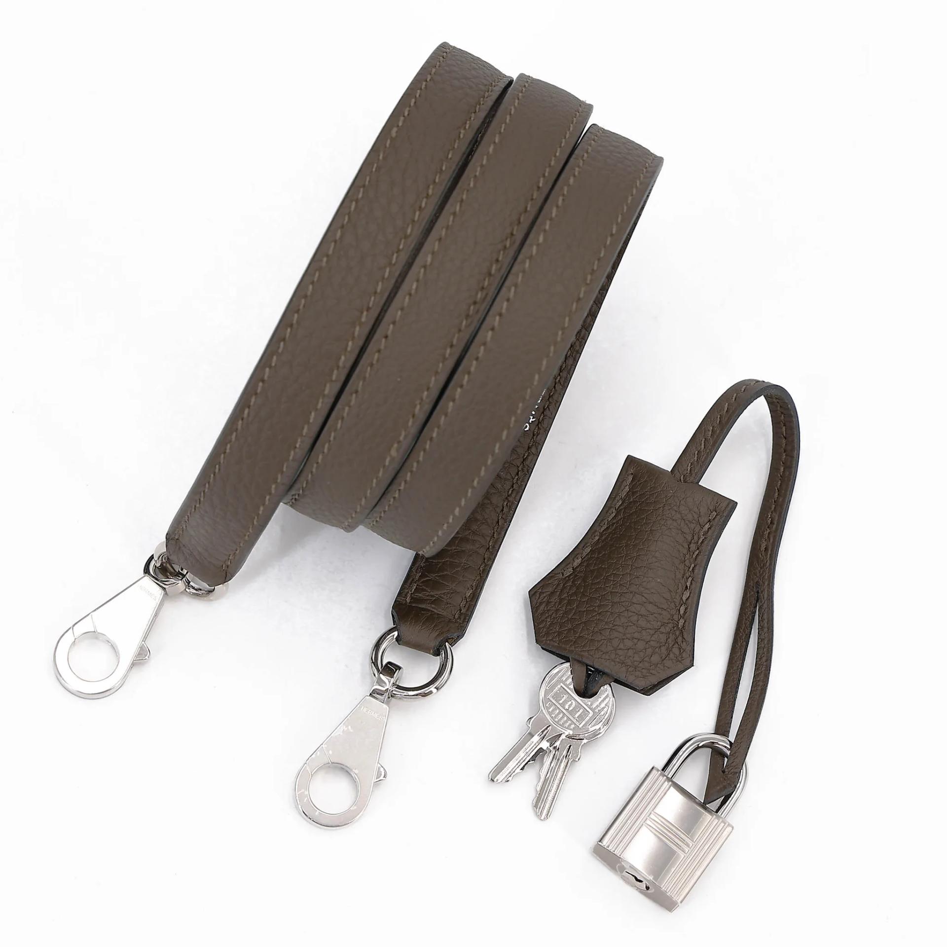 Brand New ( Rank N ) HERMÈS Kelly 25 Vert Loden (V8) Togo Palladium hardware G (2026) - 19