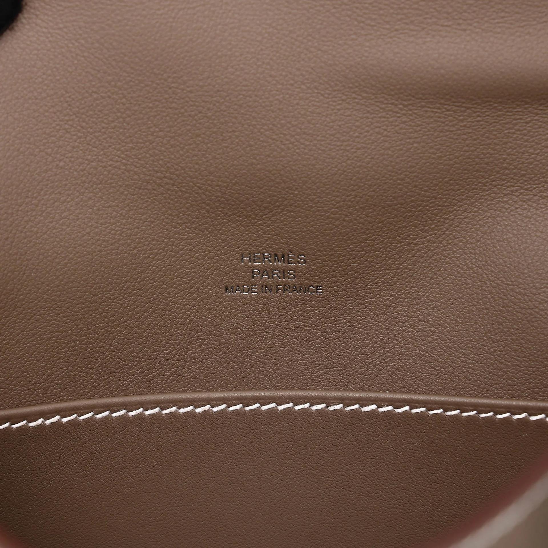 ランク N 新品 HERMÈS エルメス ポシェットケリー エトゥープ (18) スイフト シルバー金具 G刻印 (2026) - 14