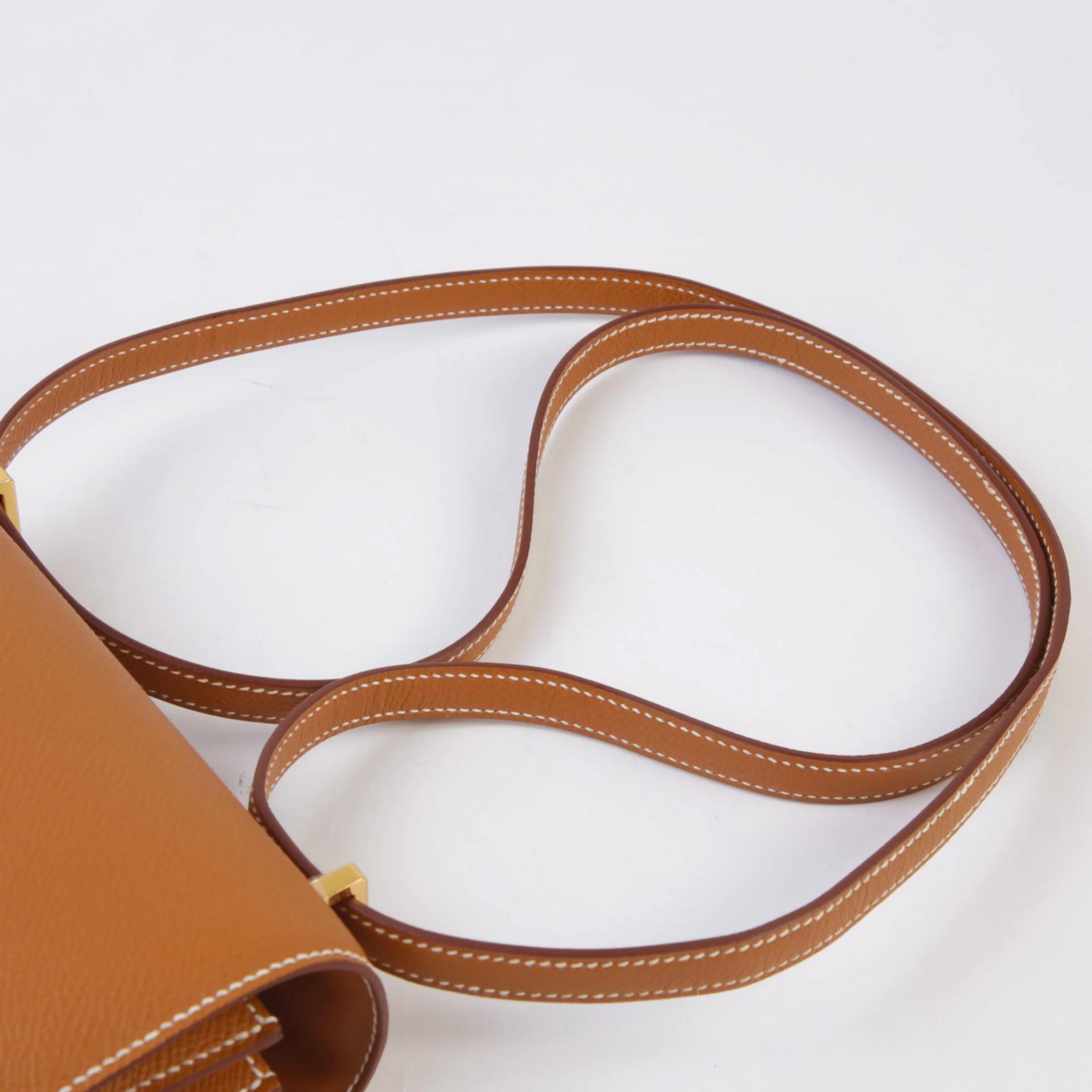 ランク NS 未使用品 HERMÈS エルメス コンスタンス ミニ 19 ミラー ゴールド (37) エプソン ゴールド金具 W刻印 (2024) - 3