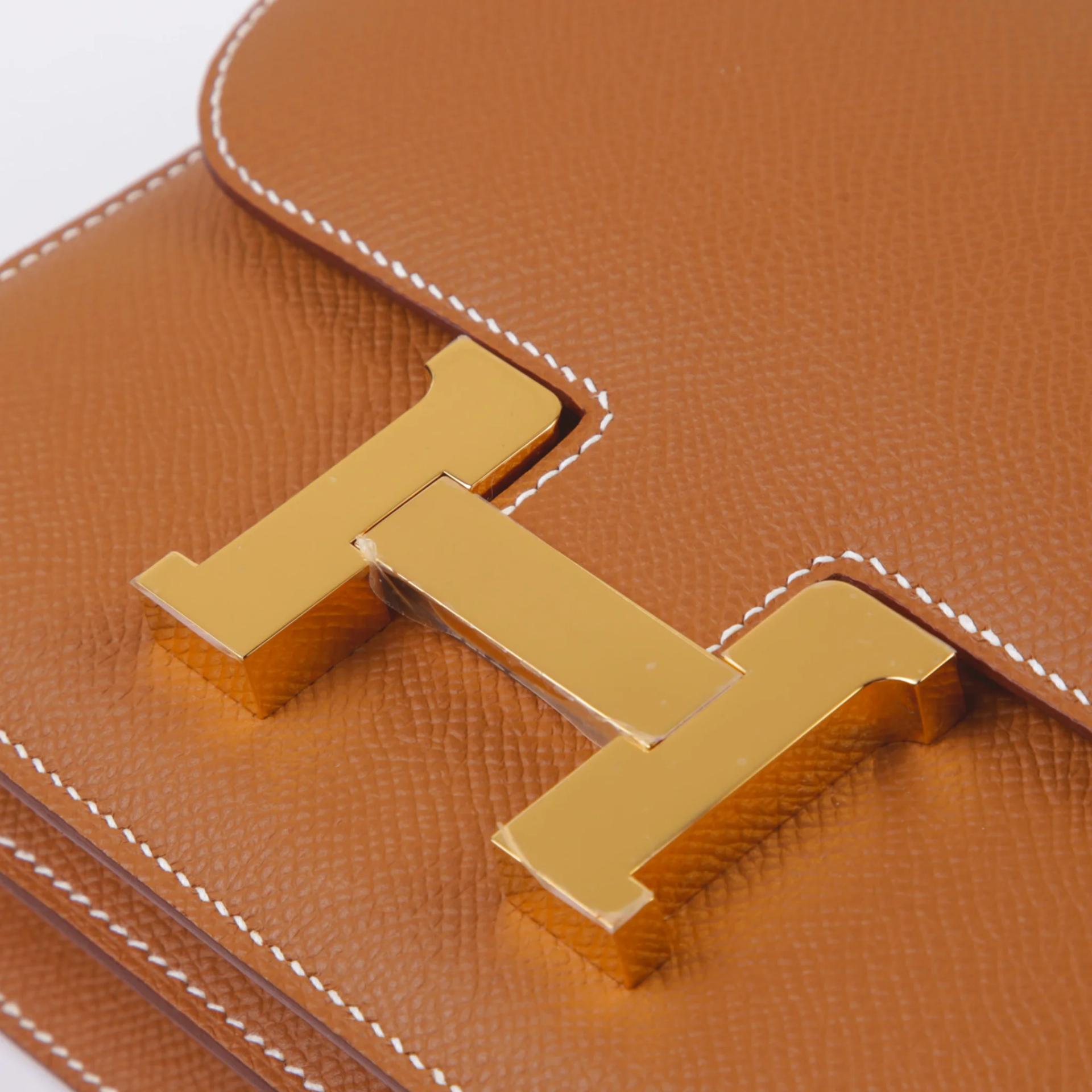 ランク NS 未使用品 HERMÈS エルメス コンスタンス ミニ 19 ミラー ゴールド (37) エプソン ゴールド金具 W刻印 (2024) - 8