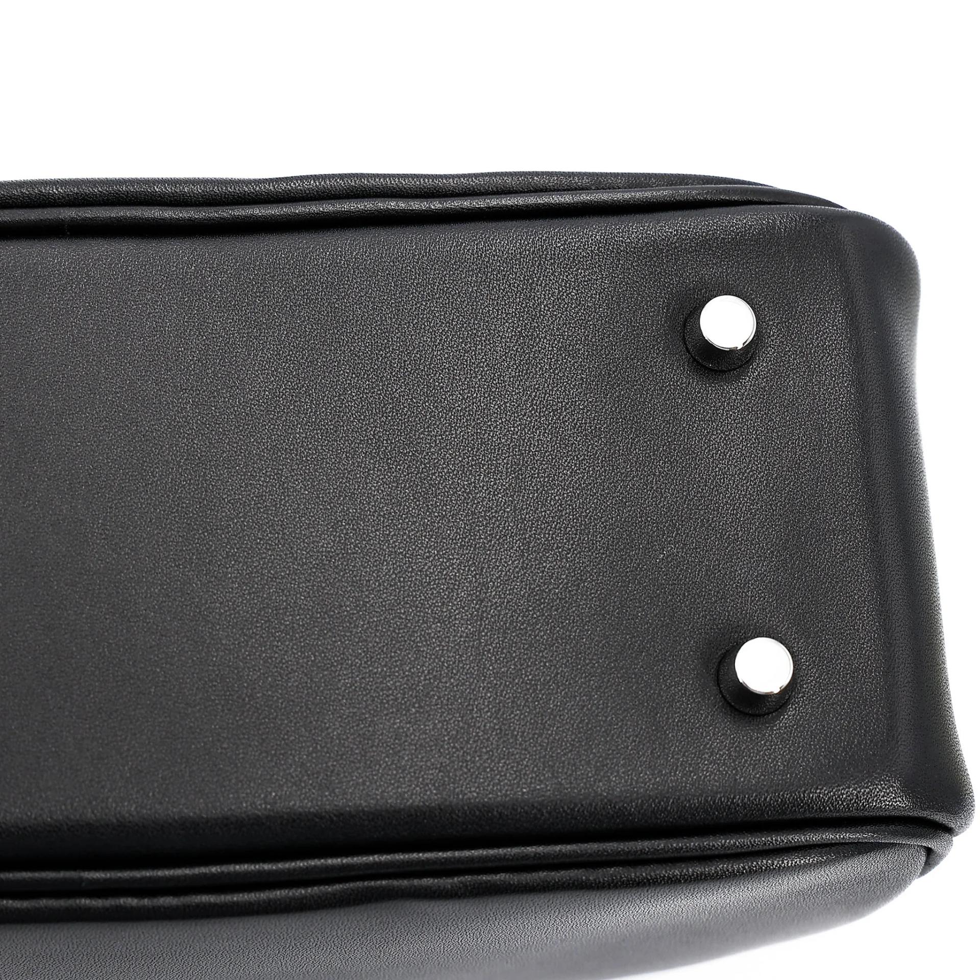 全新 HERMÈS 爱马仕 Plume Mini 89 黑色 Noir (Black) Evercalf皮 银扣 K刻 2025年 - 12