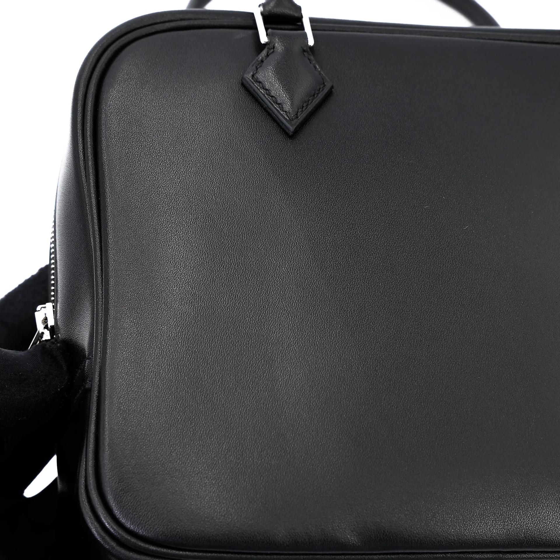 全新 HERMÈS 爱马仕 Plume Mini 89 黑色 Noir (Black) Evercalf皮 银扣 K刻 2025年 - 8