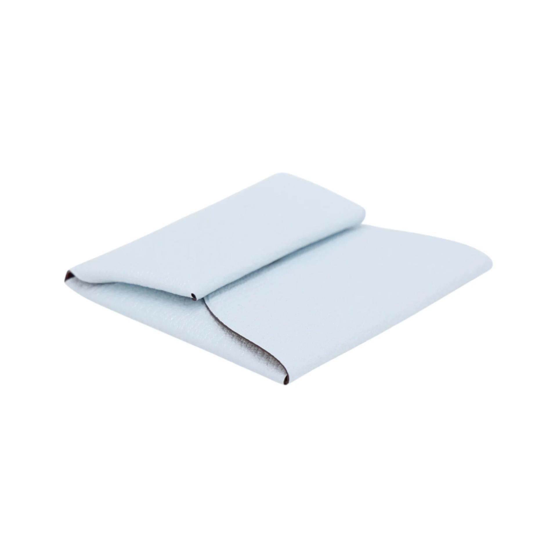 Unused ( Rank NS ) HERMÈS Bastia purse Verso Bleu Brume (T0) Cuivre (6C) Chevre Mysore Palladium hardware D (2019) - 8
